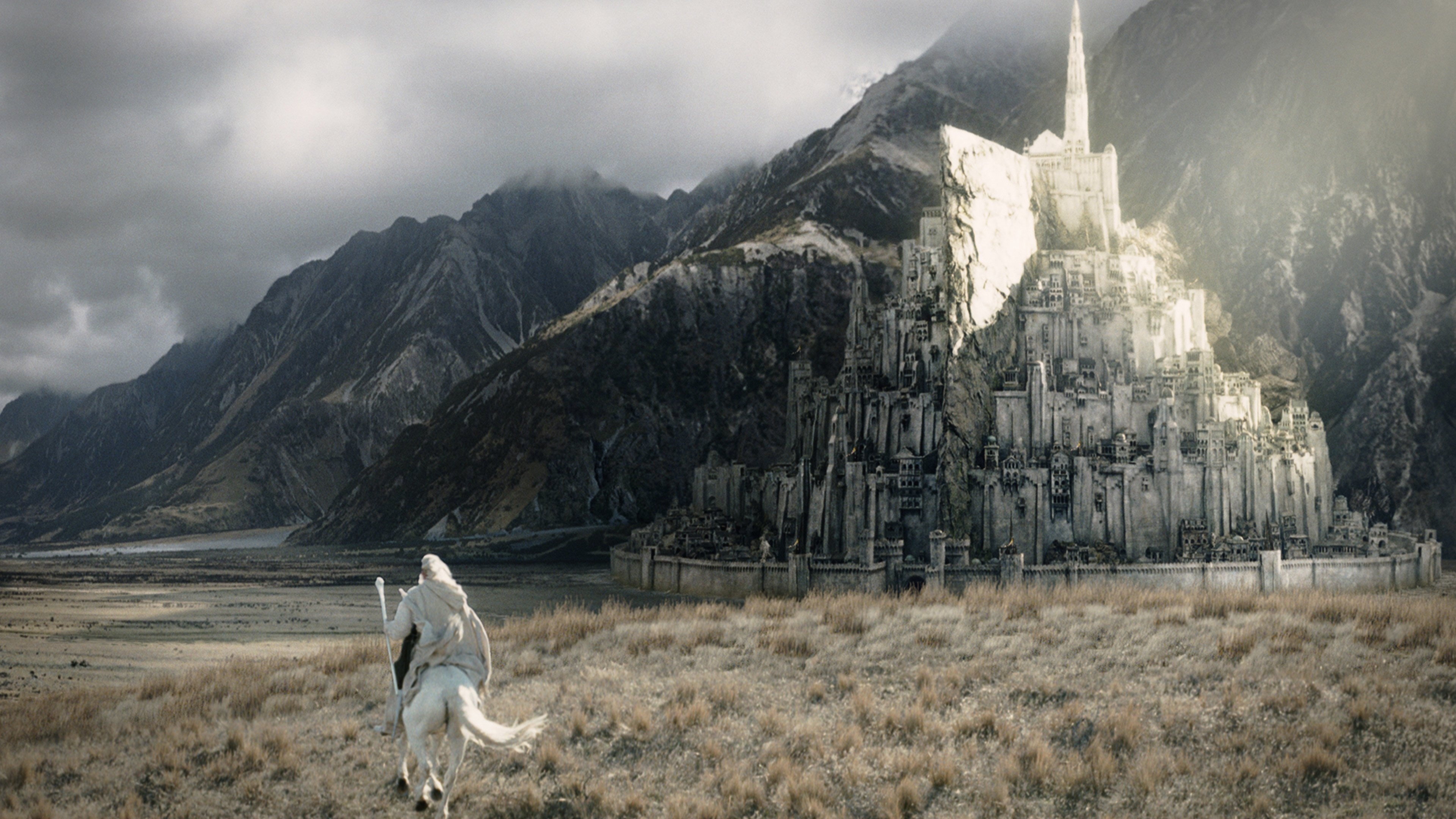 Gondor: A fictional kingdom in J.R.R. Tolkien's writings, The War of the Ring. 3840x2160 4K Wallpaper.