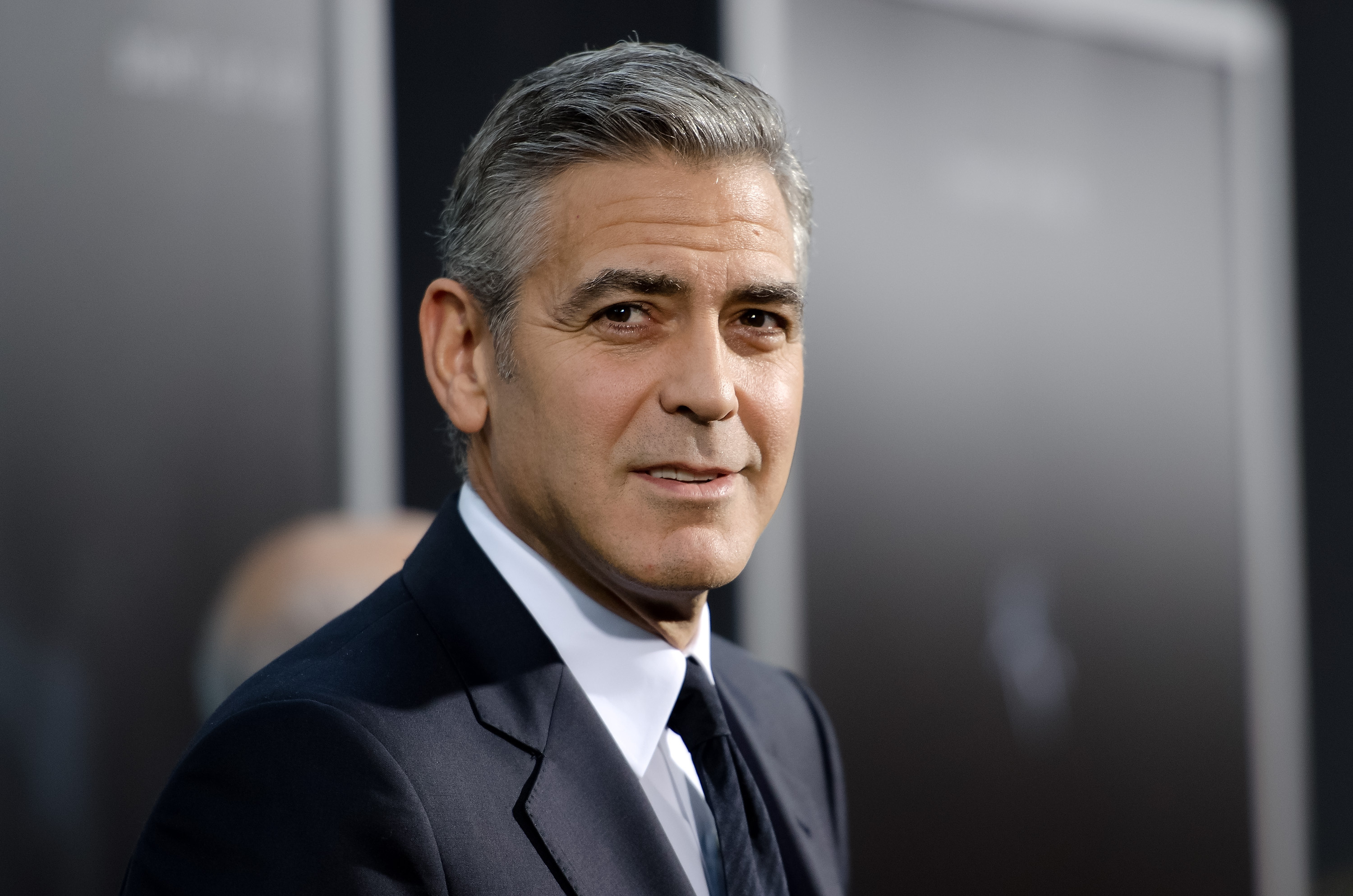 George Clooney, Hollywood star, Charismatic presence, Distinguished filmography, 3000x1990 HD Desktop