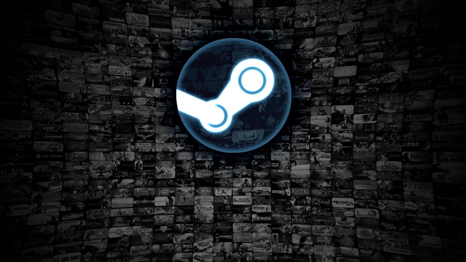 Steam: A convenient platform for game developers, Purchasing and playing games online. 1920x1080 Full HD Wallpaper.