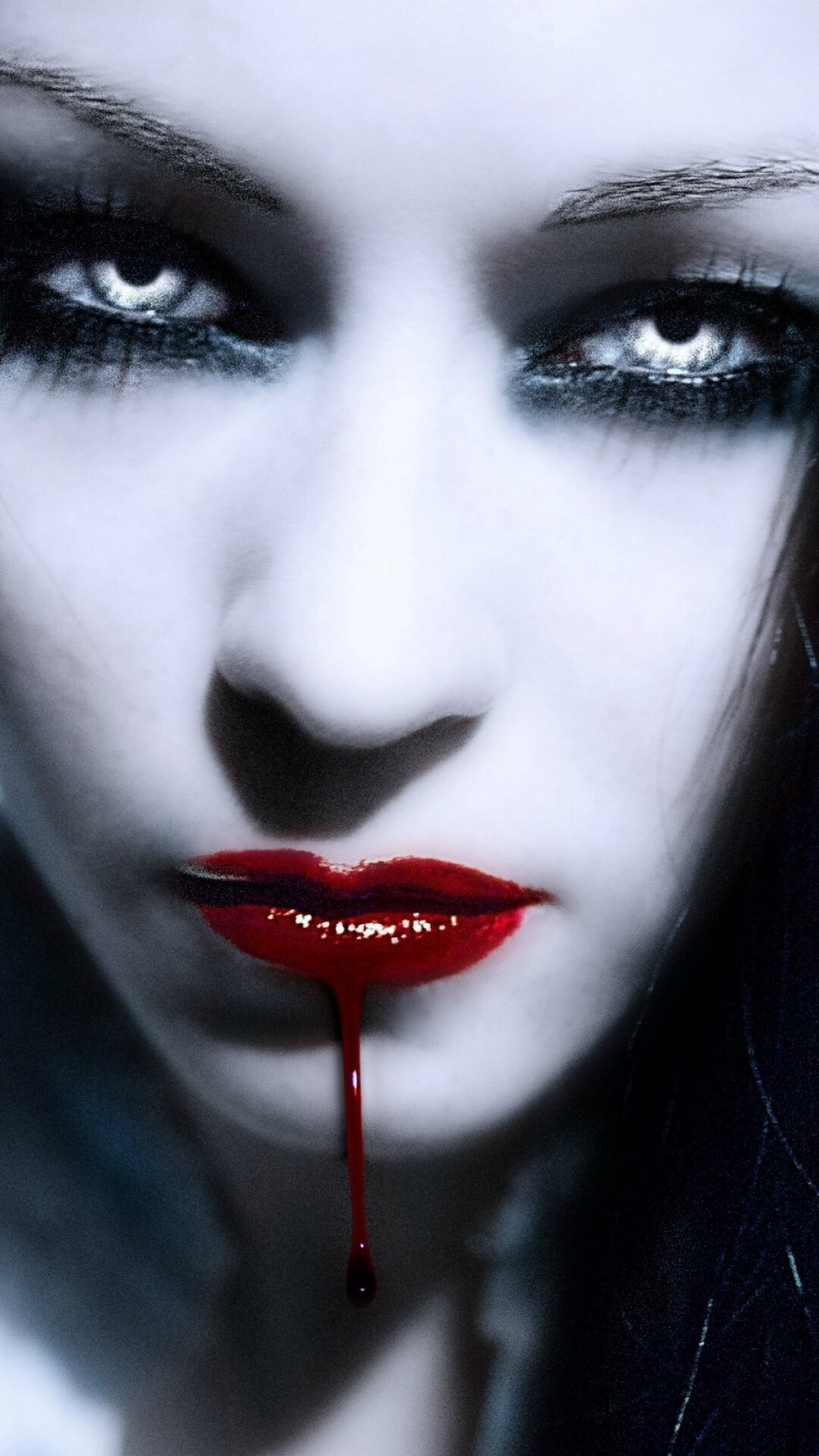 Vampire: A mythical being, drinking blood and avoiding sunlight. 1080x1920 Full HD Wallpaper.