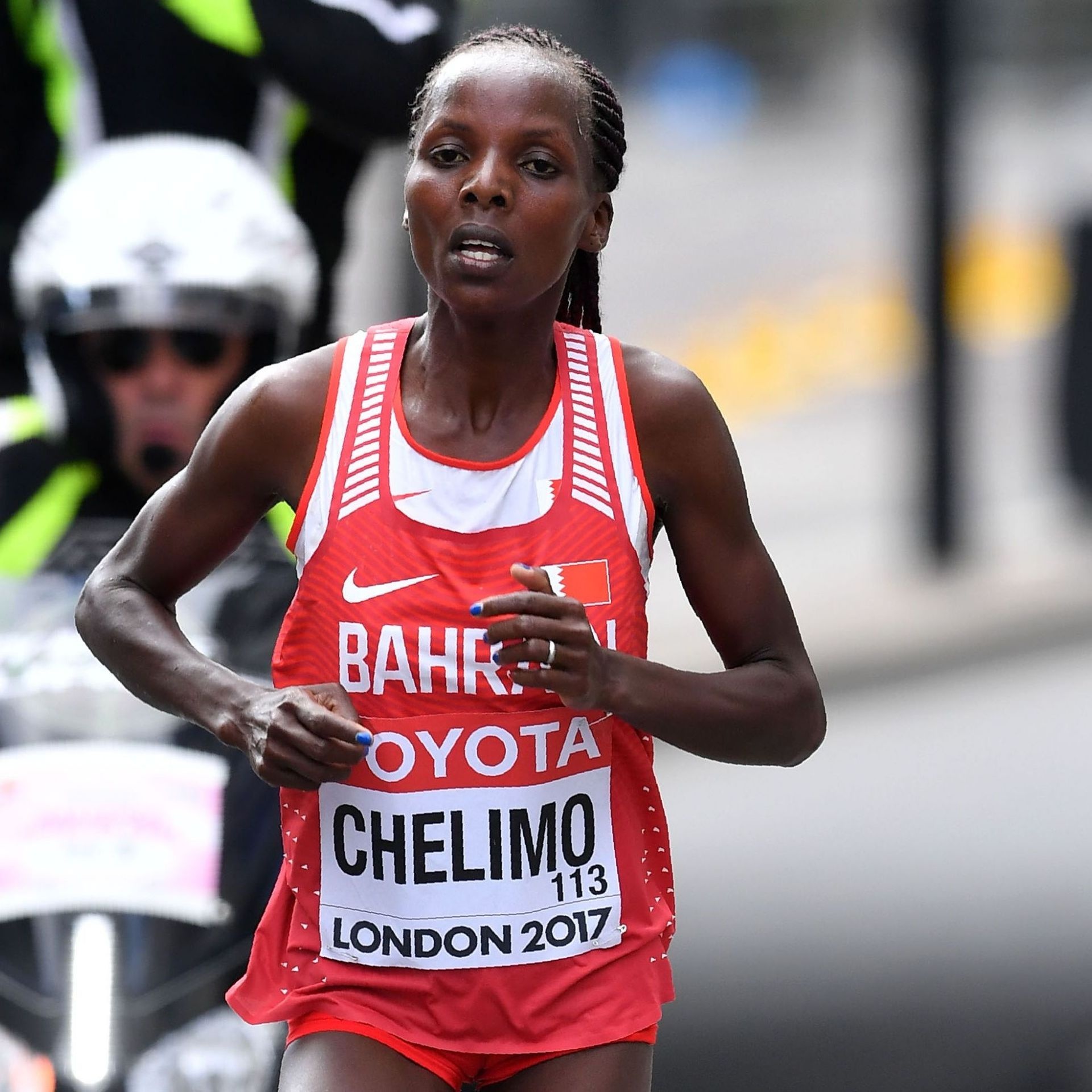 Rose Chelimo, Marathon champion, World title success, Athletic accomplishment, 1920x1920 HD Phone