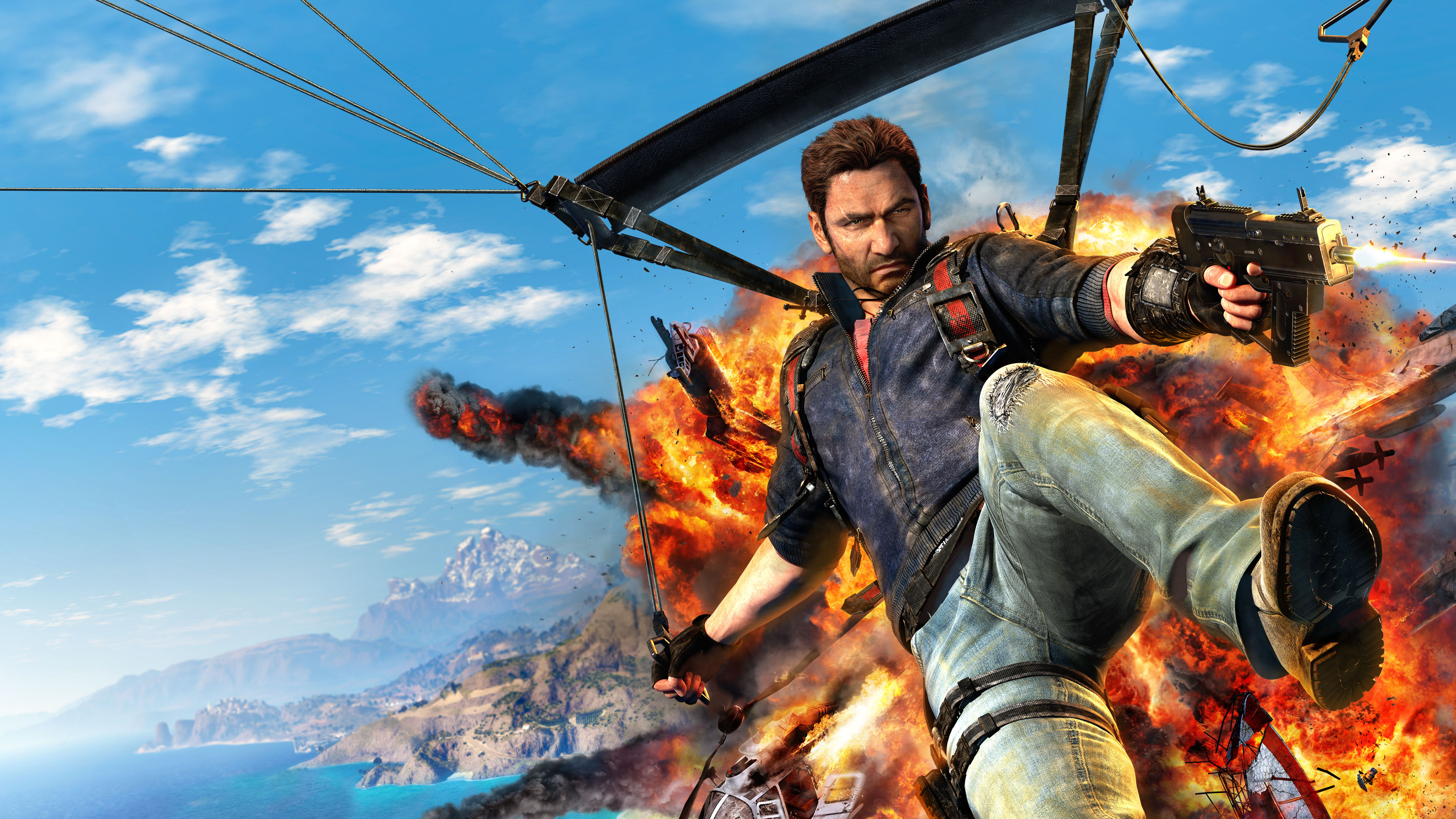 Just Cause gaming, PS4 store offer, Limited-time discount, Exciting deal, 3840x2160 4K Desktop