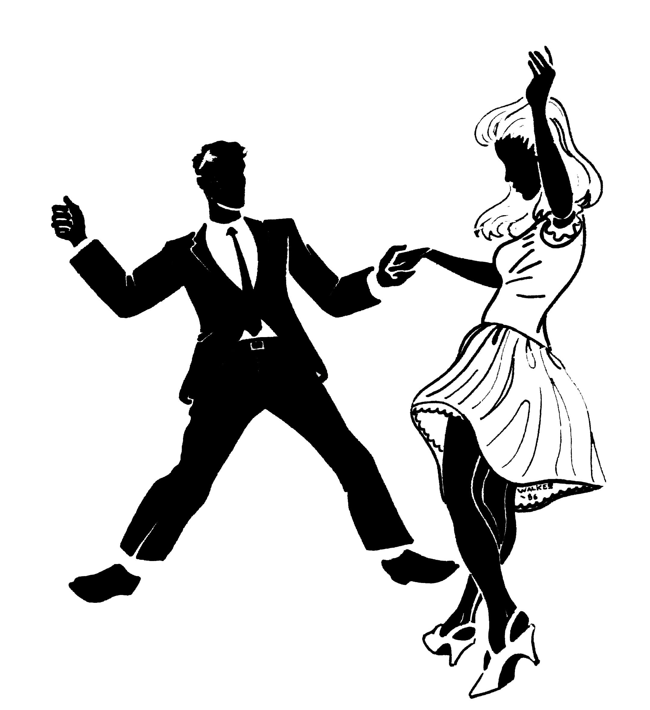 Rock and Roll Dance: Mouse Drawing, Modern Art, Swing Dance, Jazz Music, The 1920s–1940s, Lindy Hop. 2160x2360 HD Wallpaper.