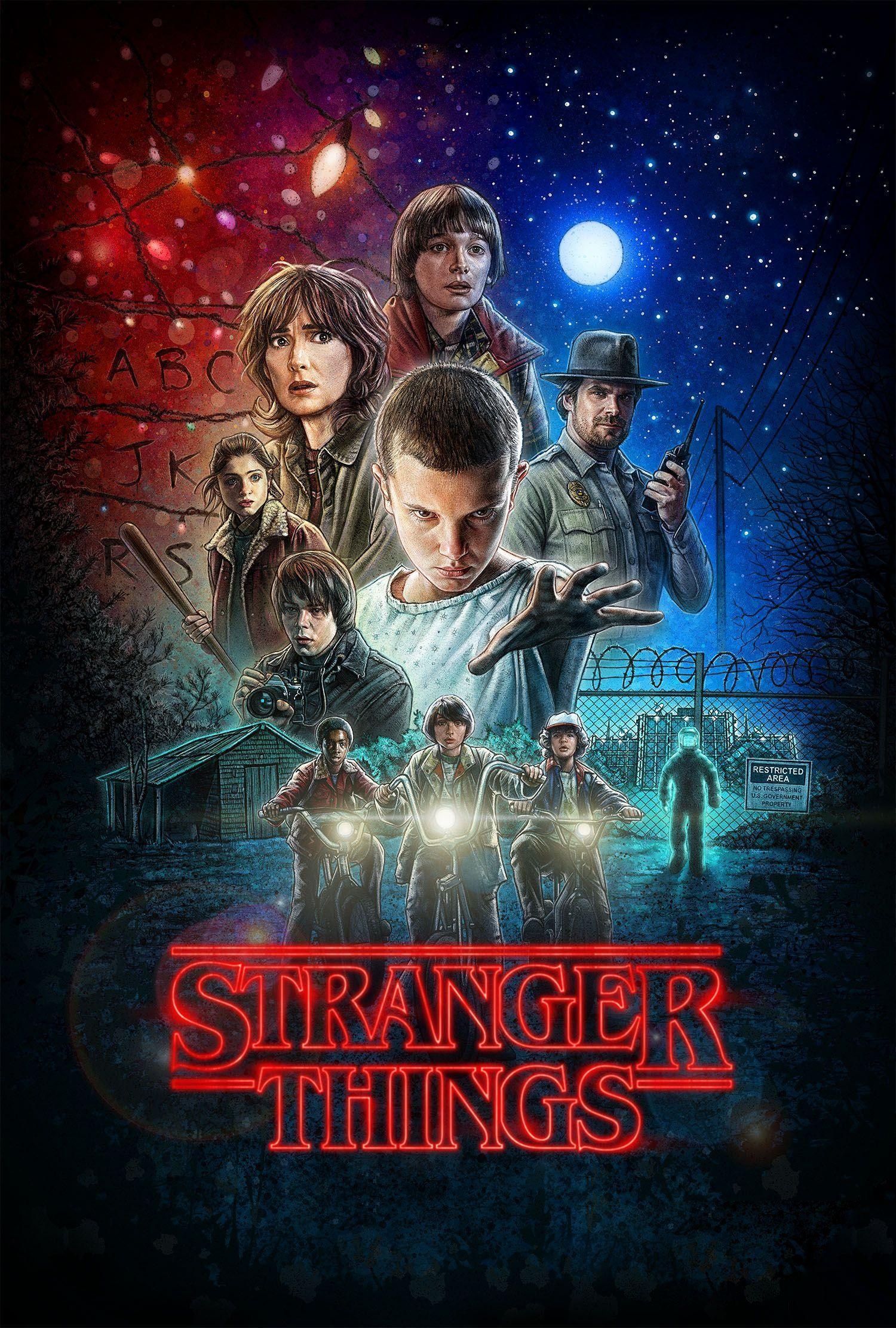 Stranger Things poster, Top free backgrounds, Iconic imagery, 1500x2230 HD Handy