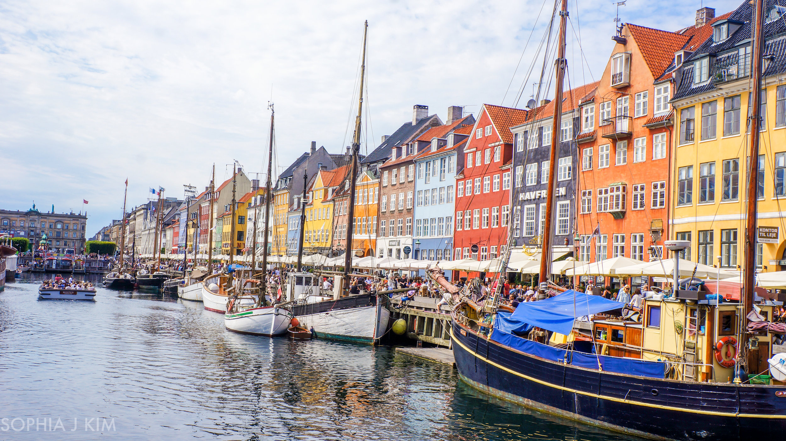 Sophia Kim's Europe trip, Nyhavn highlights, Travel inspiration, Visual storytelling, 2500x1410 HD Desktop