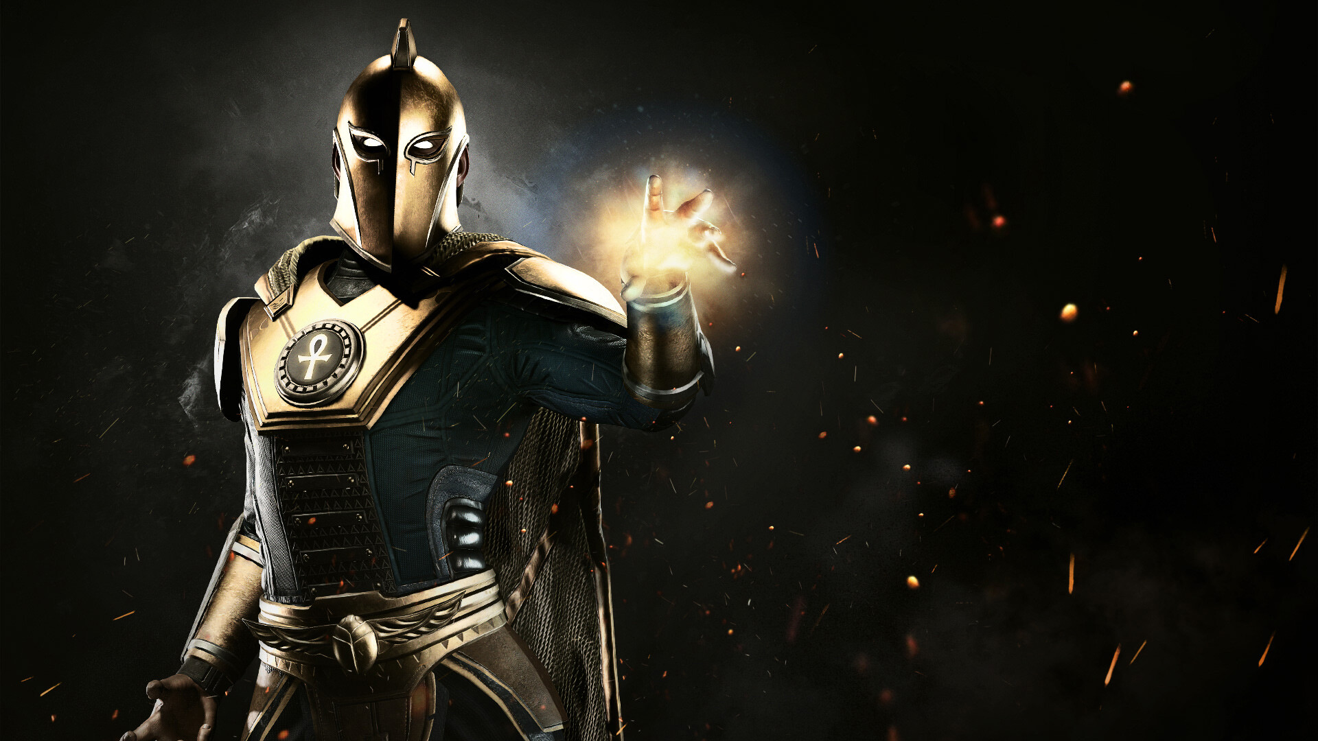 Injustice: The Gear System uses RPG-like mechanics to reward players with experience and loot after every match. 1920x1080 Full HD Background.