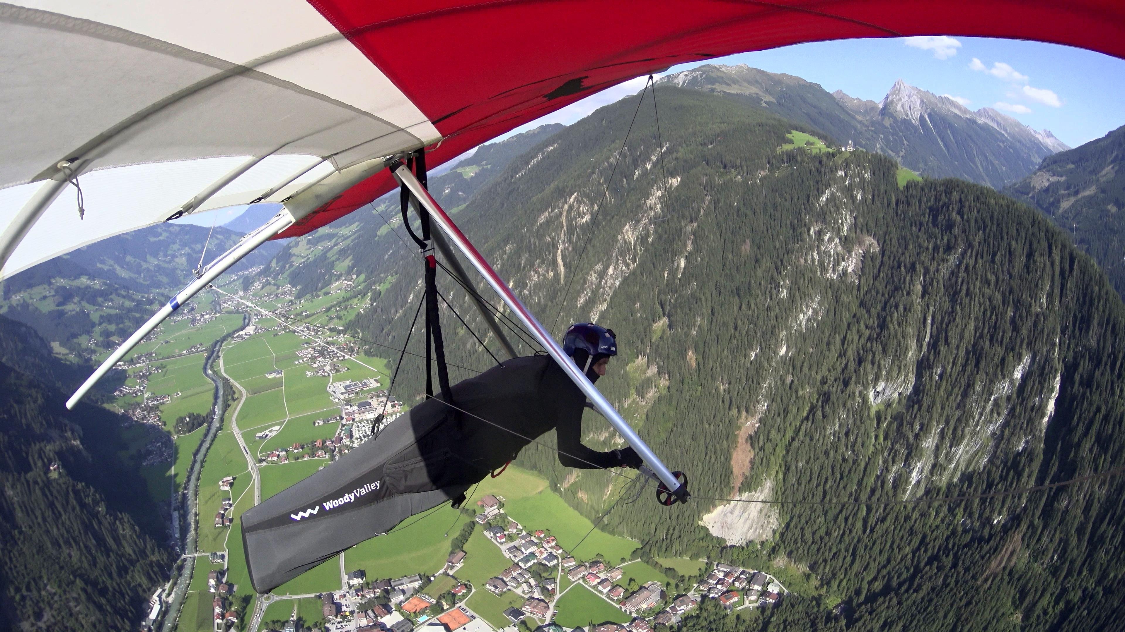 Hang Gliding: Learning to hang glide, New glider, Flying sports, Seedwings Spyder. 3840x2160 4K Wallpaper.