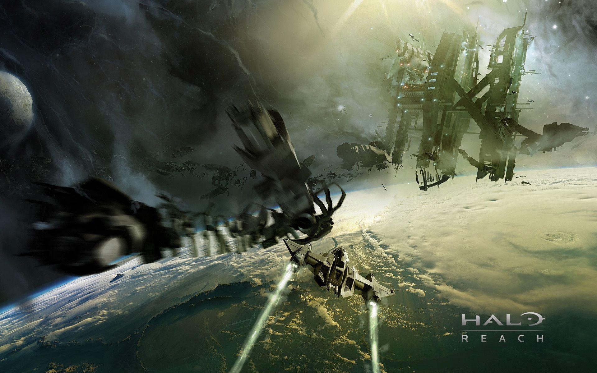 Halo: Reach gaming, Iconic wallpaper choice, Request for higher resolution, Obsession with perfection, 1920x1200 HD Desktop