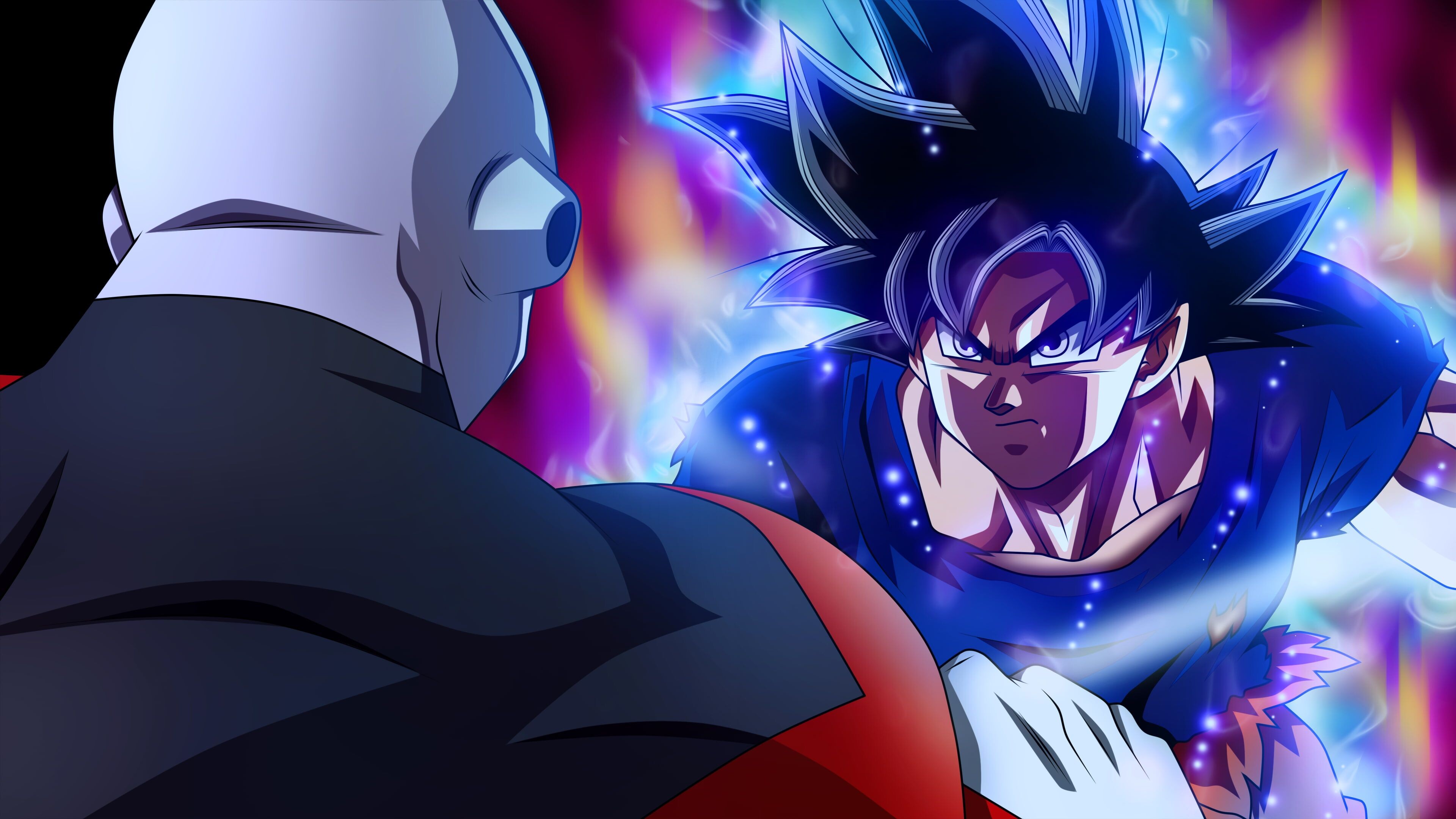 Goku: Son Goku Ultra Instict, A transformation in Dokkan Battle, Supernatural strength. 3840x2160 4K Wallpaper.