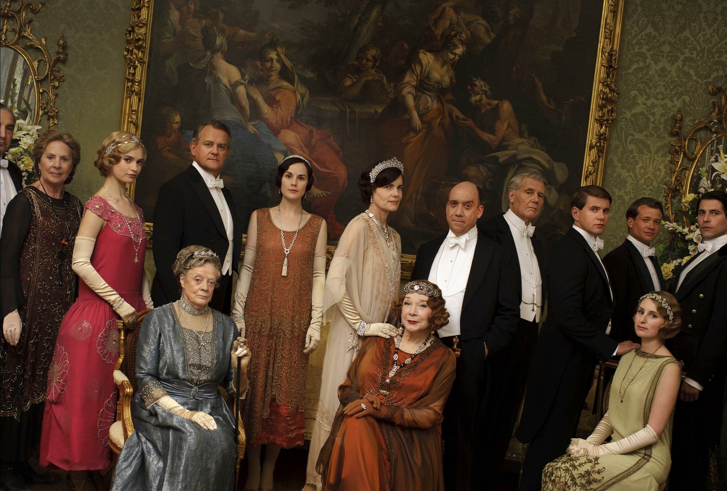 Downton Abbey: Earned the most nominations of any international television series in the history of the Primetime Emmy Awards. 2350x1590 HD Background.
