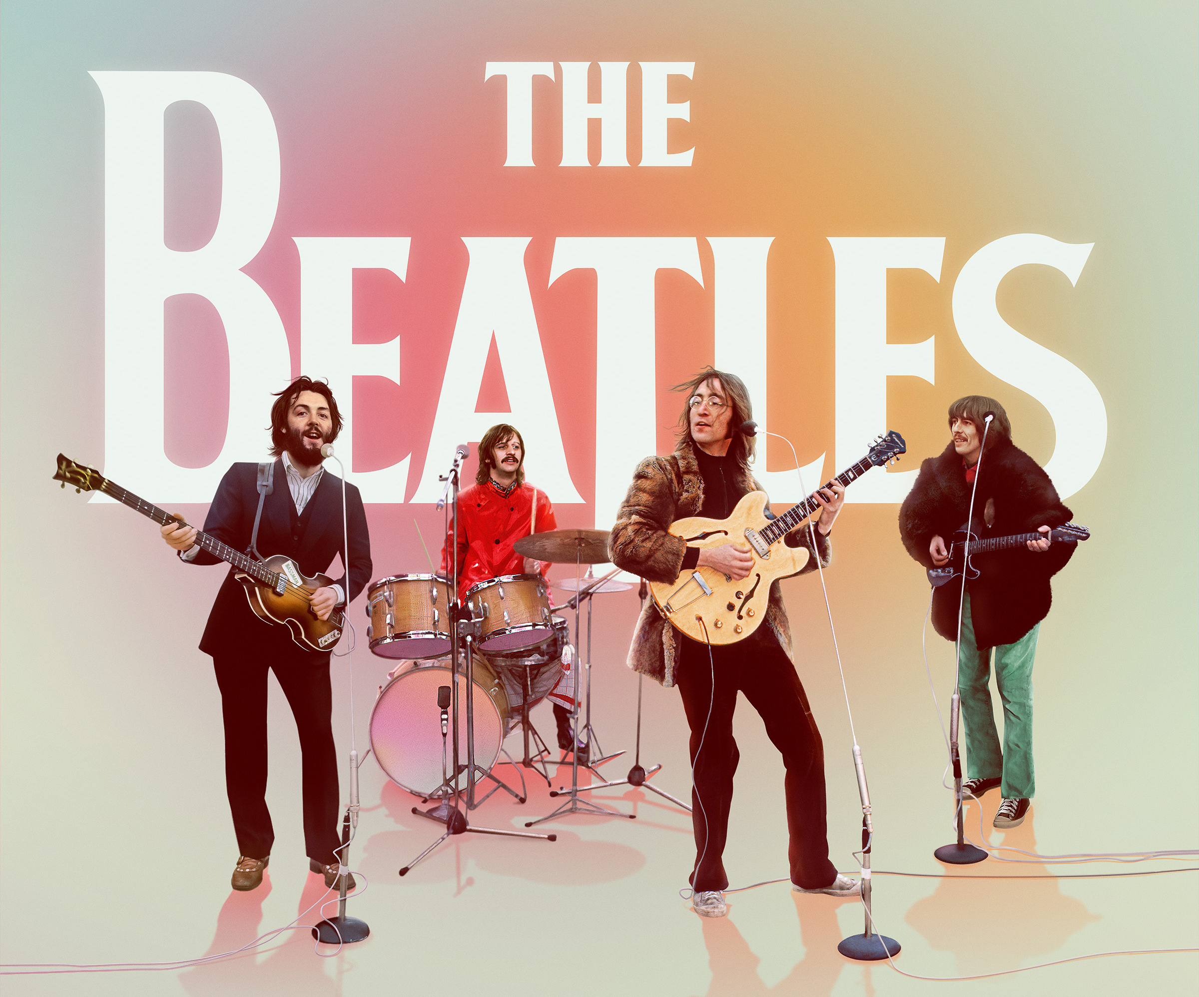 The Beatles, George Harrison, Paul McCartney, Ringo Starr, John Lennon, 2400x2000 HD Desktop