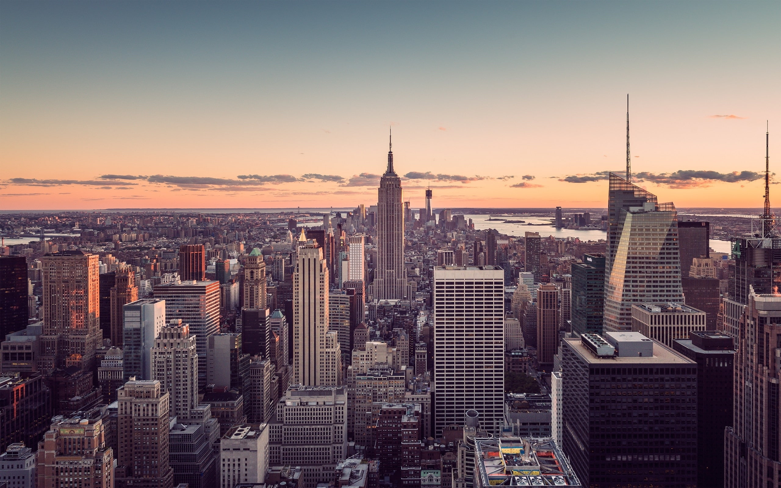 New York: The Five Boroughs, Skyscrapers. 2560x1600 HD Wallpaper.