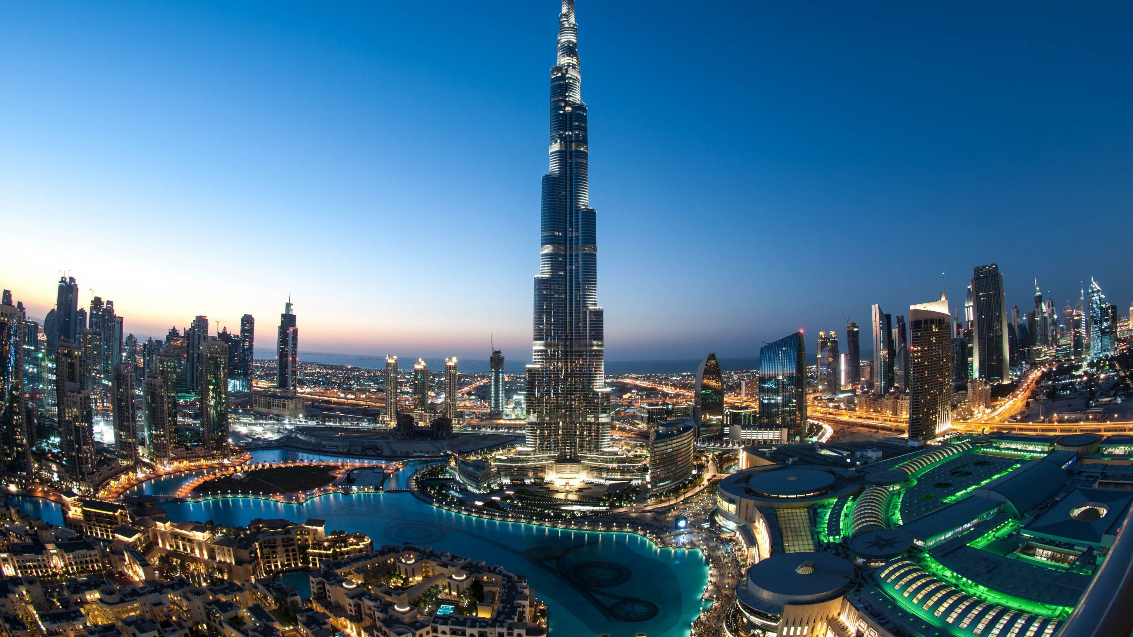 Dubai Skyline, Desktop Wallpapers, 3840x2160 4K Desktop