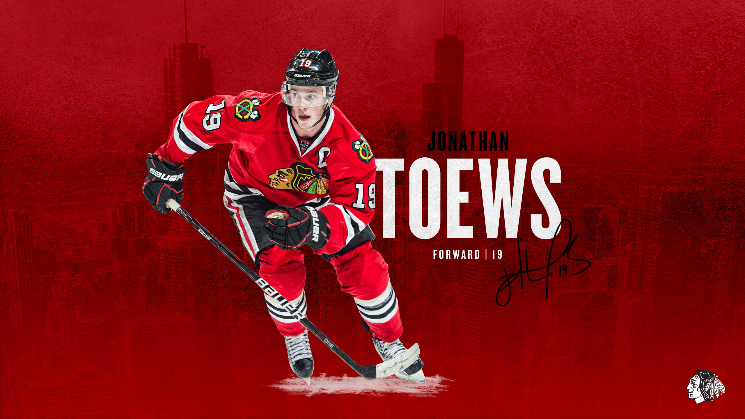 Chicago Blackhawks: NHL, Jonathan Toews, A Canadian professional ice hockey centre. 2560x1440 HD Wallpaper.