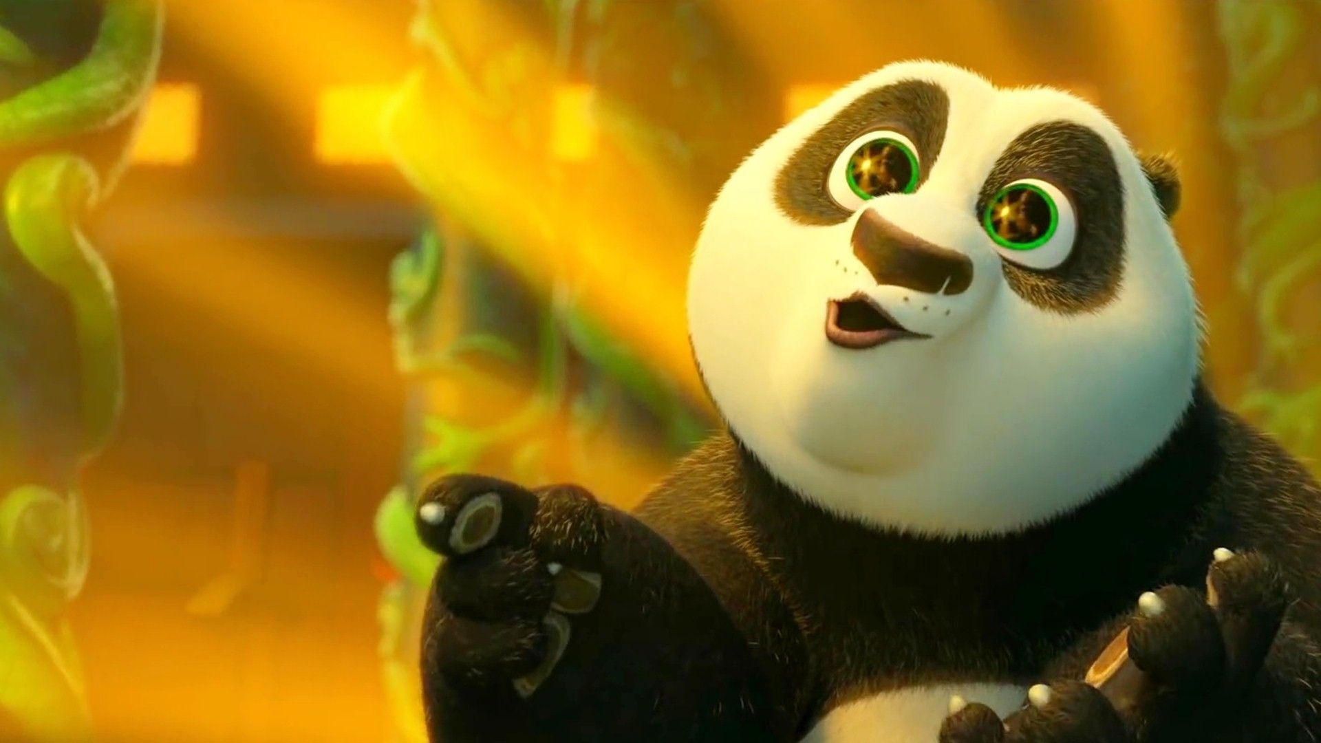 Kung Fu Panda 3 animation, Cute Po wallpaper, Fun and lovable characters, Animated adventure, 1920x1080 Full HD Desktop