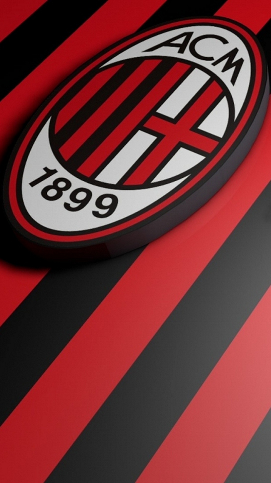 AC Milan, Full HD wallpapers, Quality images, Official merchandise, 1080x1920 Full HD Phone