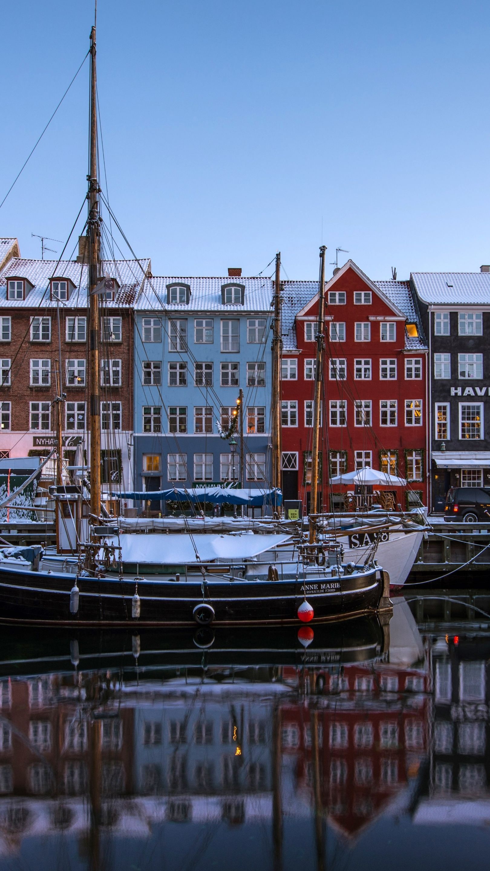 Nyhavns Schönheit in einem Hintergrundbild, 1620x2880 HD Handy