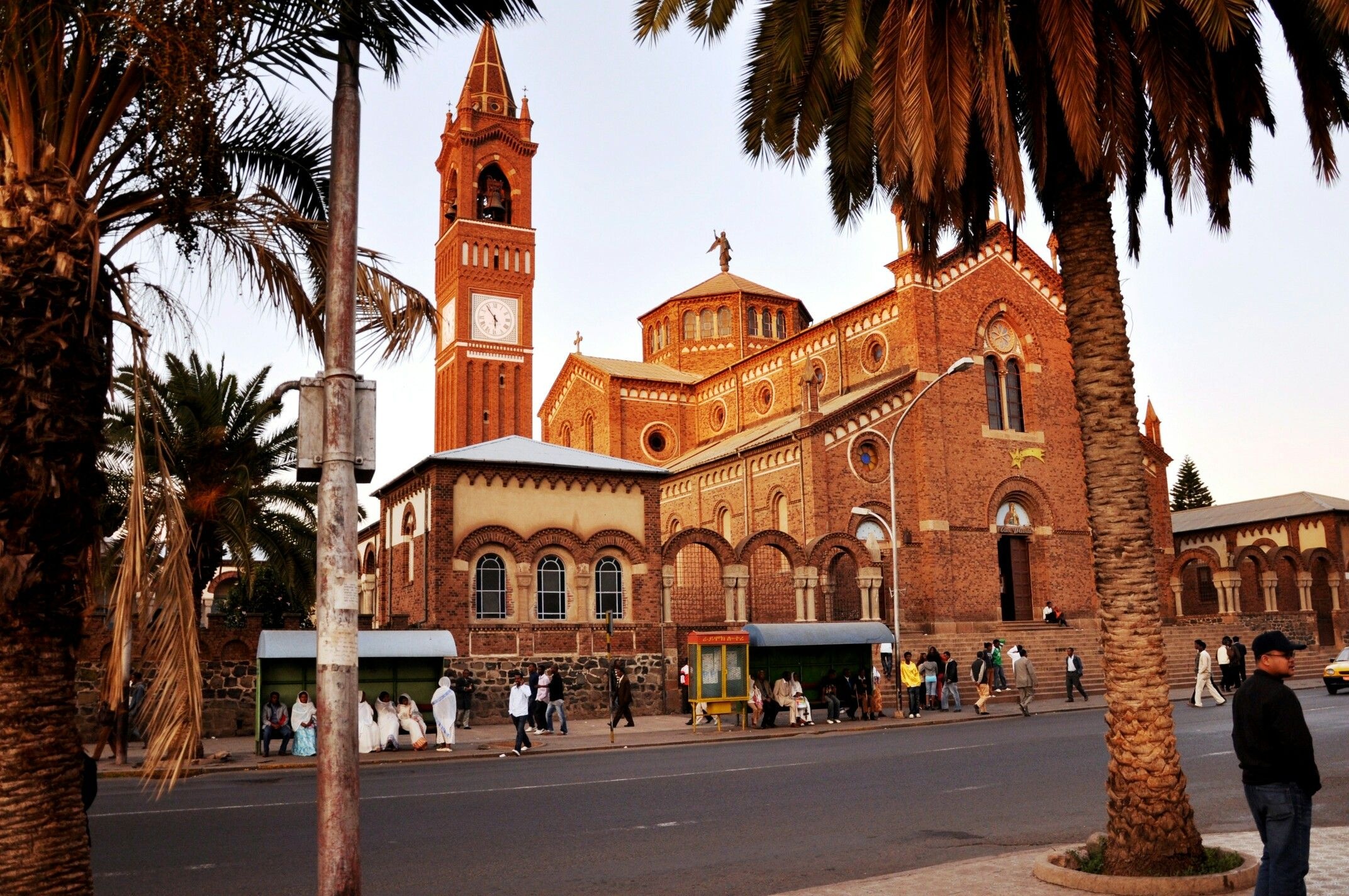 Asmara, St Josephs Cathedral, Asmara tourist places, Eritrea, 2150x1430 HD Desktop