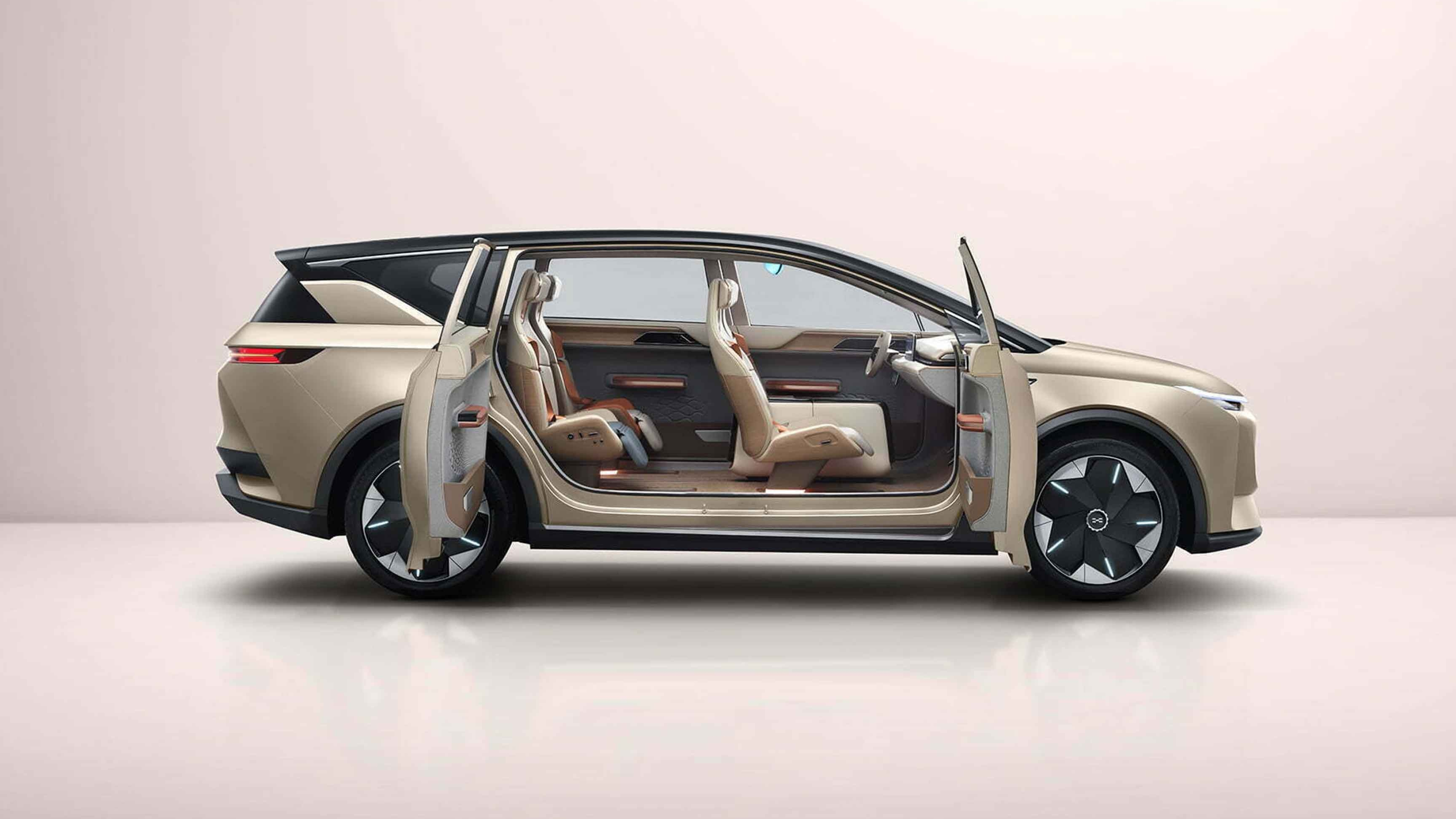 Aiways U7 Ion Concept, Futuristic design, Electric vehicle innovation, Cutting-edge technology, 3840x2160 4K Desktop