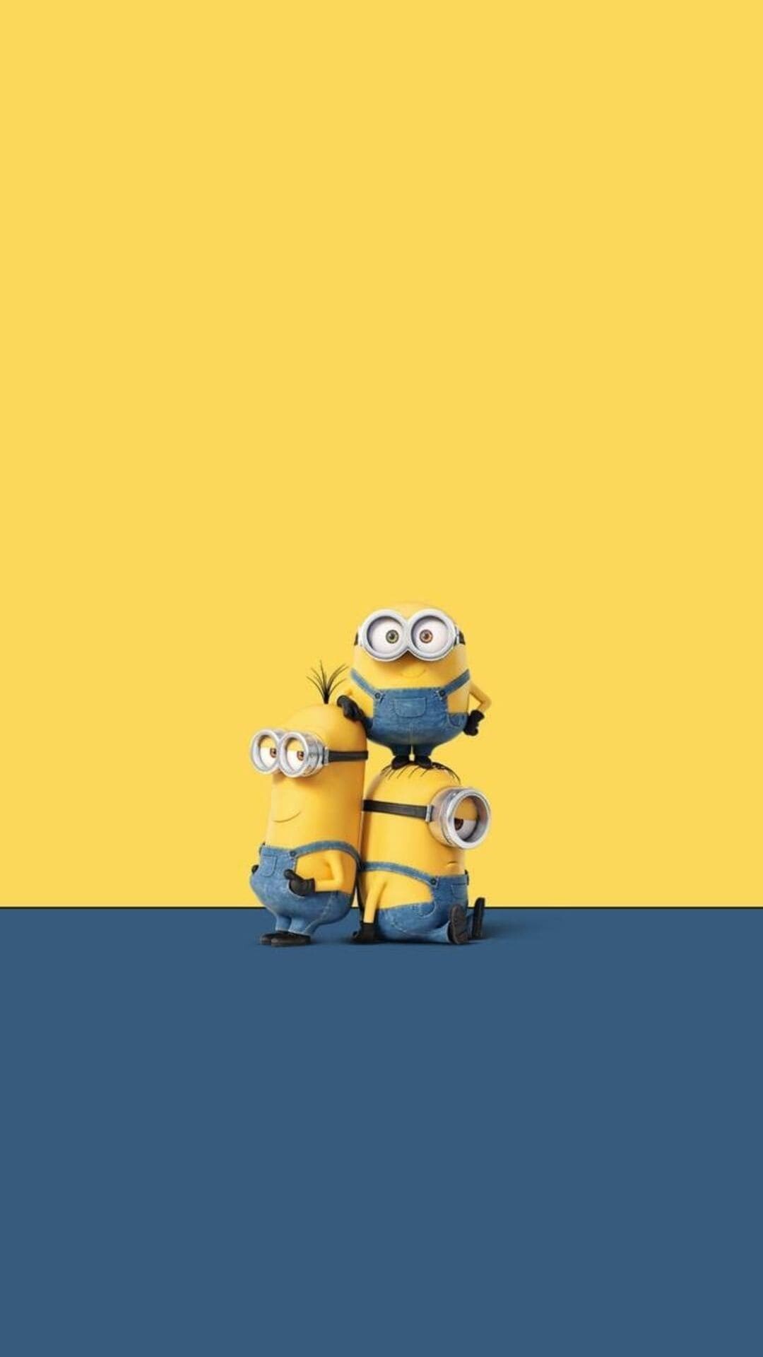 Minions: The Rise of Gru: Stuart, Kevin and Bob, Fictional characters. 1080x1920 Full HD Background.