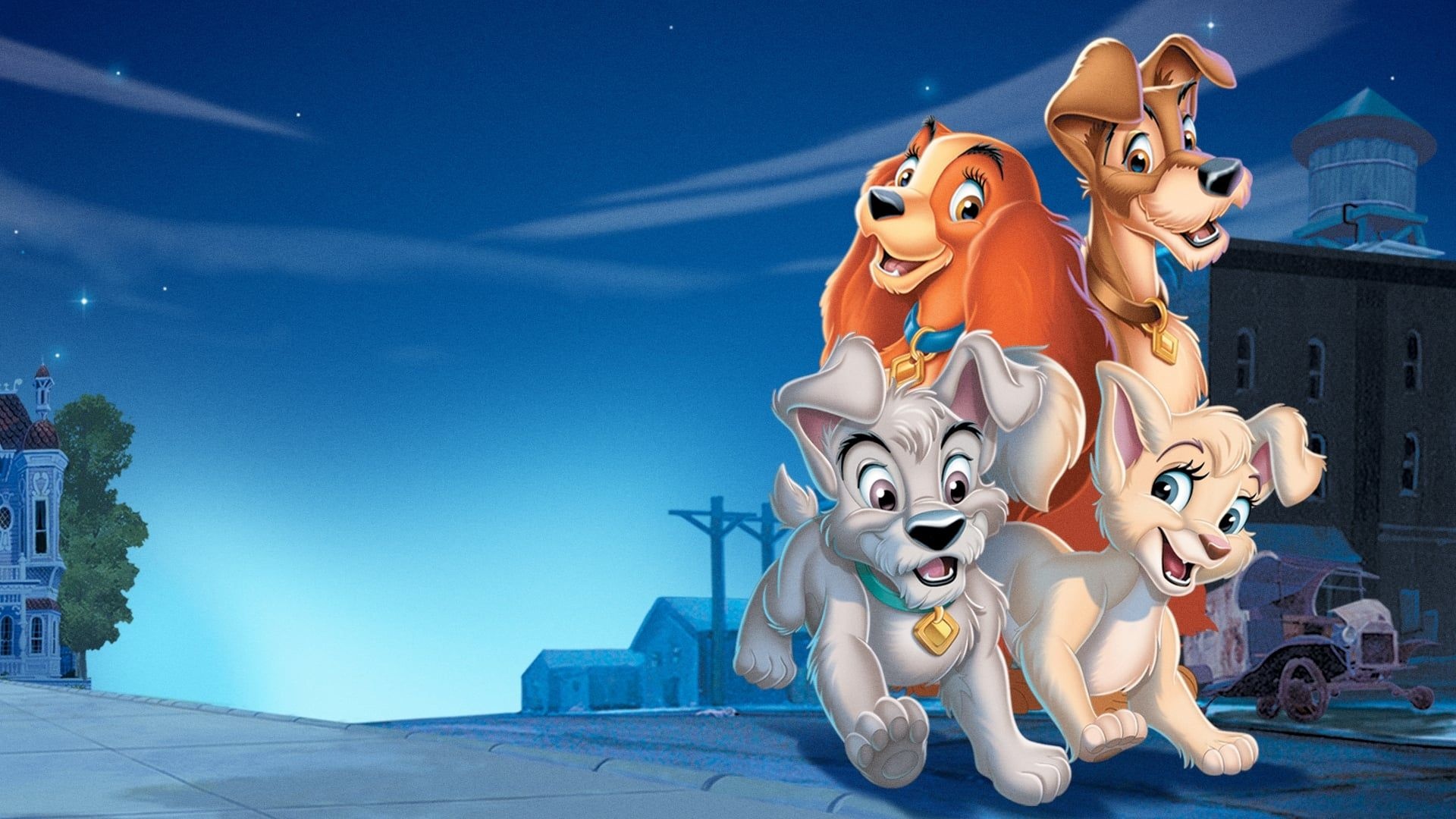 Lady and the Tramp, Scamp's adventure, Disney movie streaming, Online watch, 1920x1080 Full HD Desktop