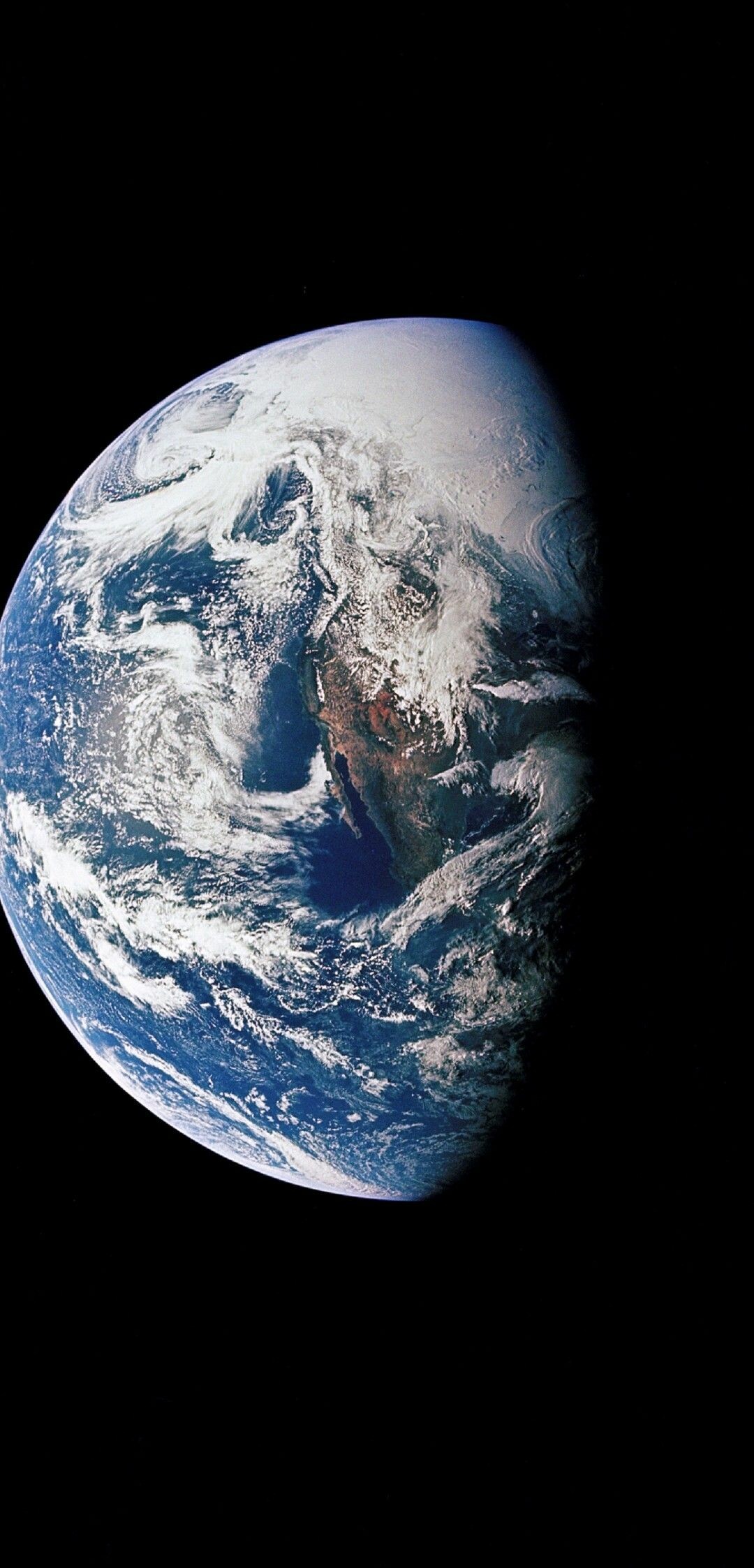 Earth: The planet's diameter is 13,000 km, Astronomical object. 1080x2250 HD Wallpaper.