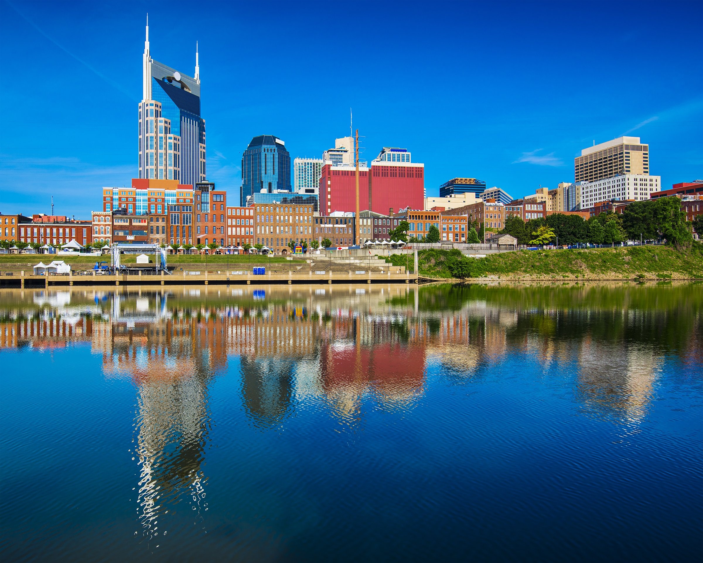 Nashville Skyline, Magellan Development Group, Tennessee cityscape, Real estate, 2400x1920 HD Desktop