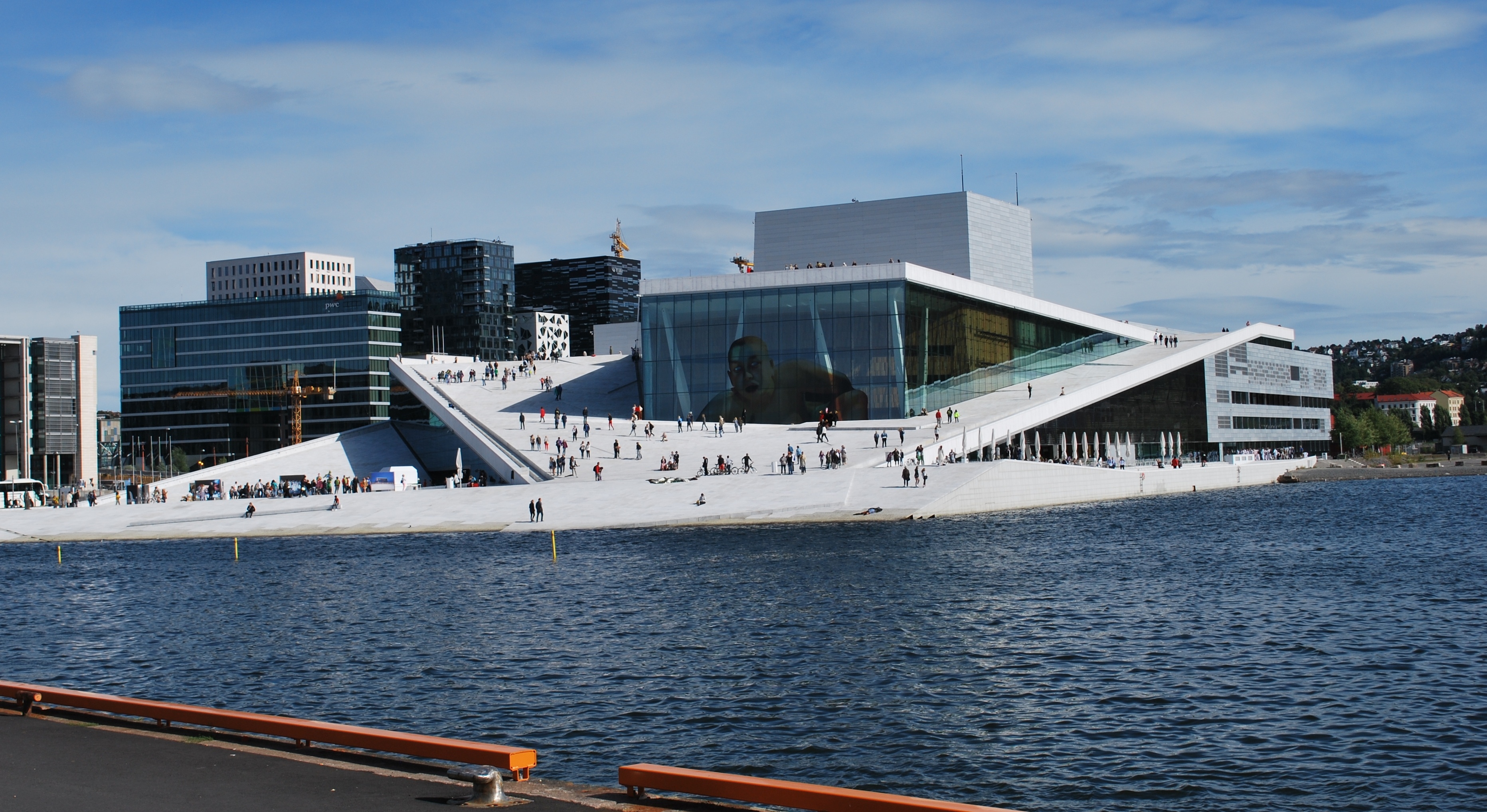 Oslo Opera House, Marble water architecture, Free download, Jooinn, 3730x2040 HD Desktop