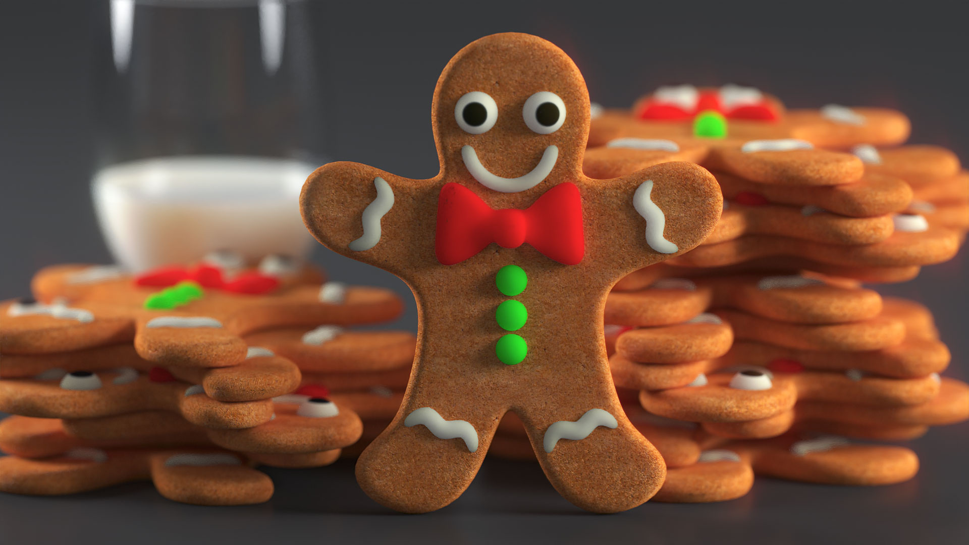 Gingerbread Man, Artistic baking creations, Imaginative cookie designs, Culinary masterpiece, 1920x1080 Full HD Desktop