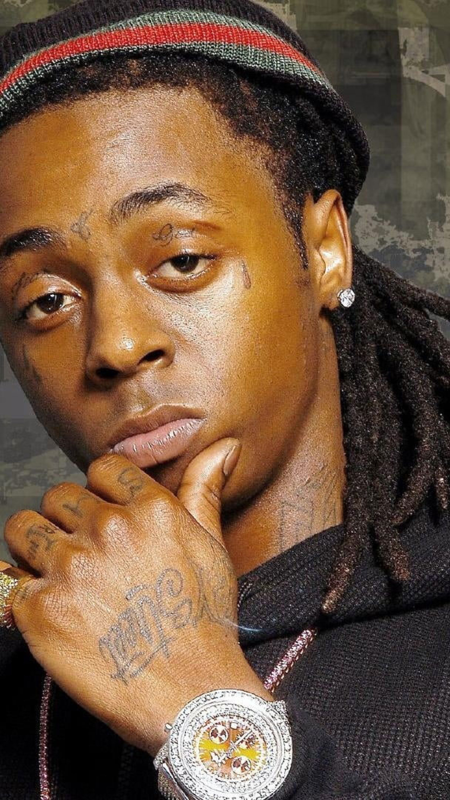 Lil Wayne, Rapper tattoo, Signature watches, Iconic dreads, 1440x2560 HD Phone