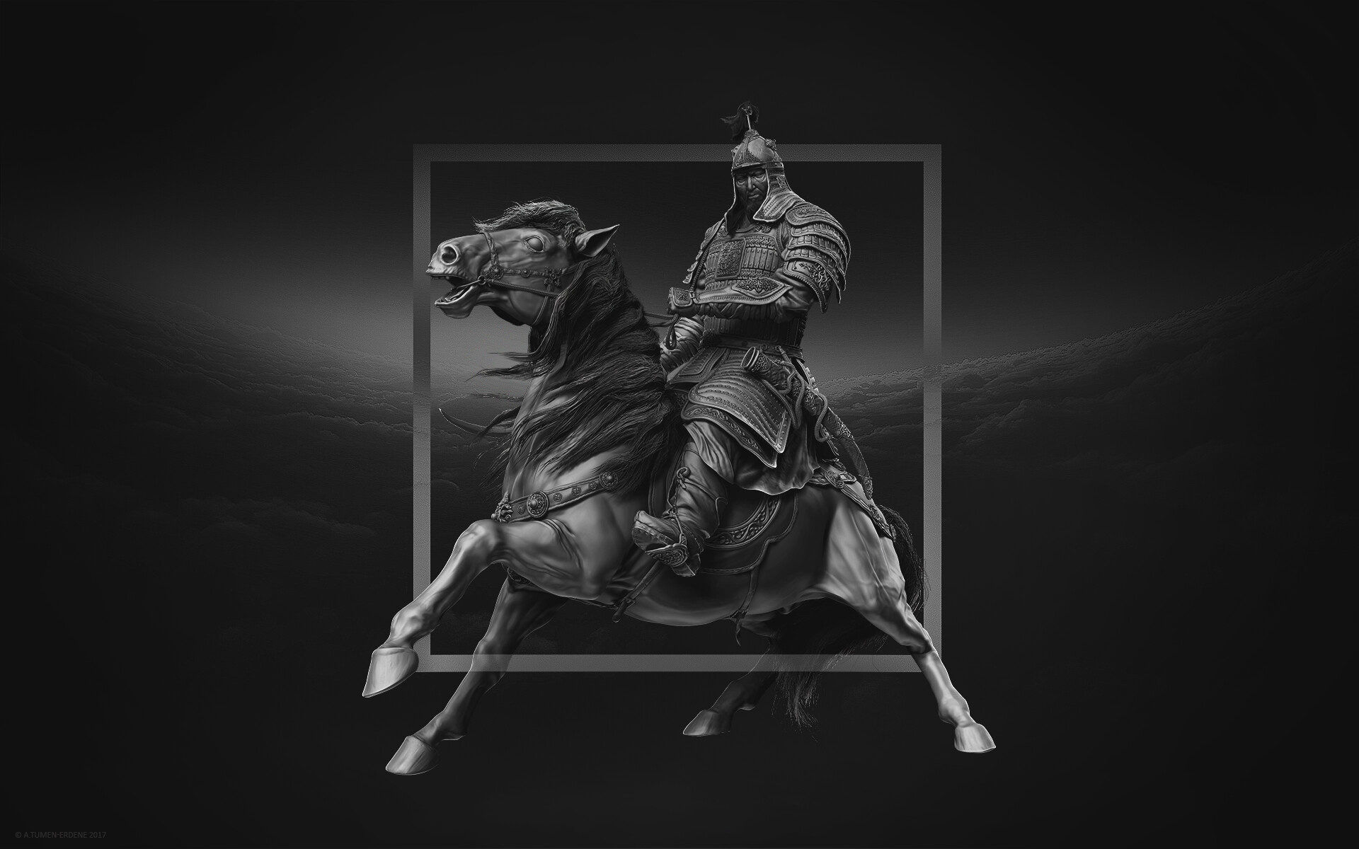 Genghis Khan, Chinggis Khaan, ArtStation representation, Artistic inspiration, 1920x1200 HD Desktop