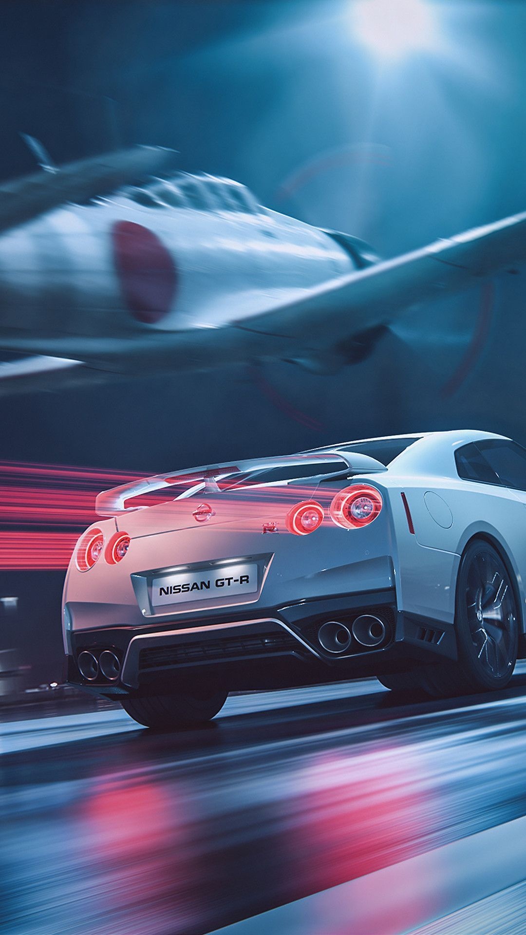 Nissan GT-R, Automotive power, Mobile style, Ultimate performance, 1080x1920 Full HD Phone