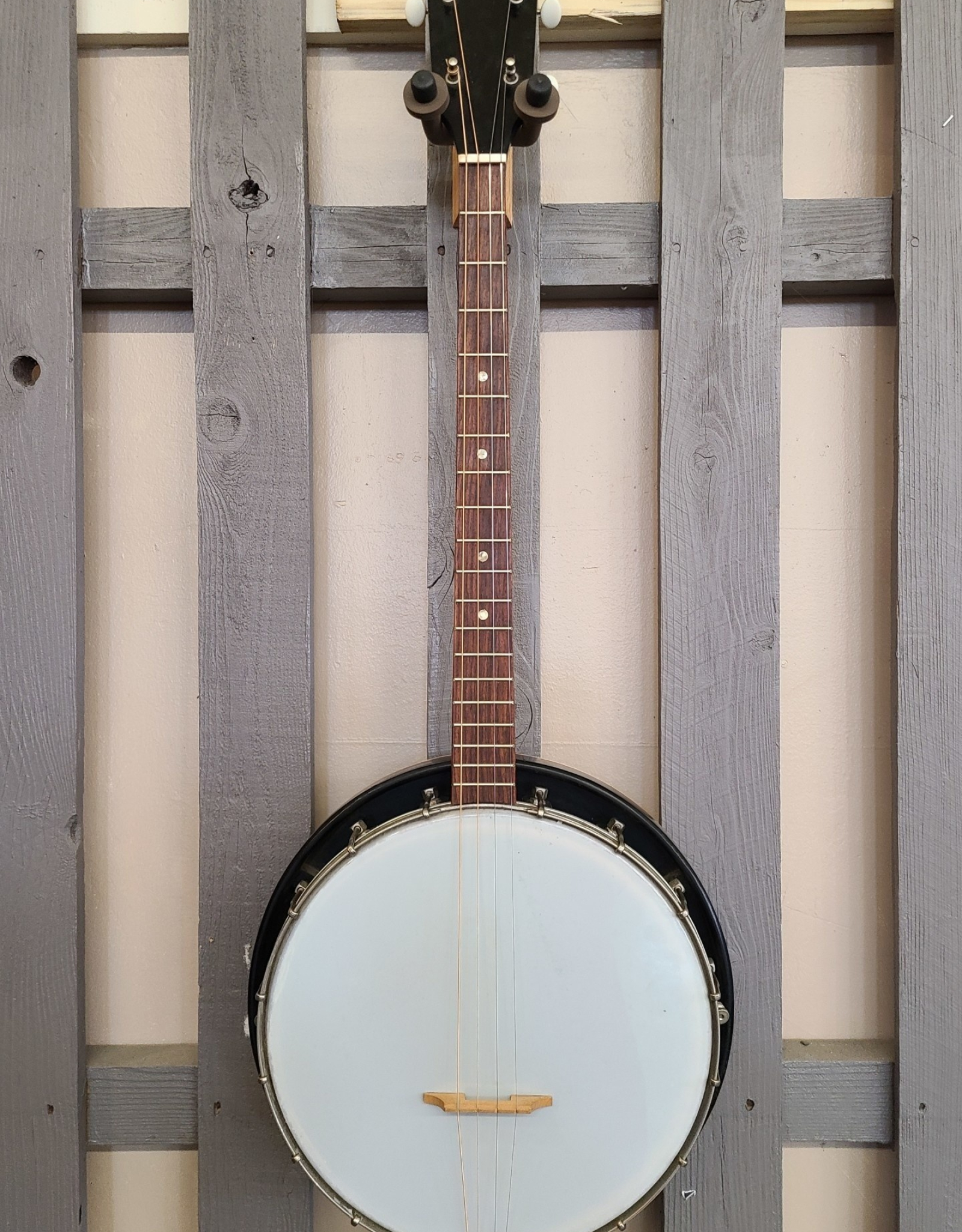 Banjo: Silvertone Tenor, USA, 1960s, A stringed musical instrument with a drumlike body. 1600x2050 HD Wallpaper.