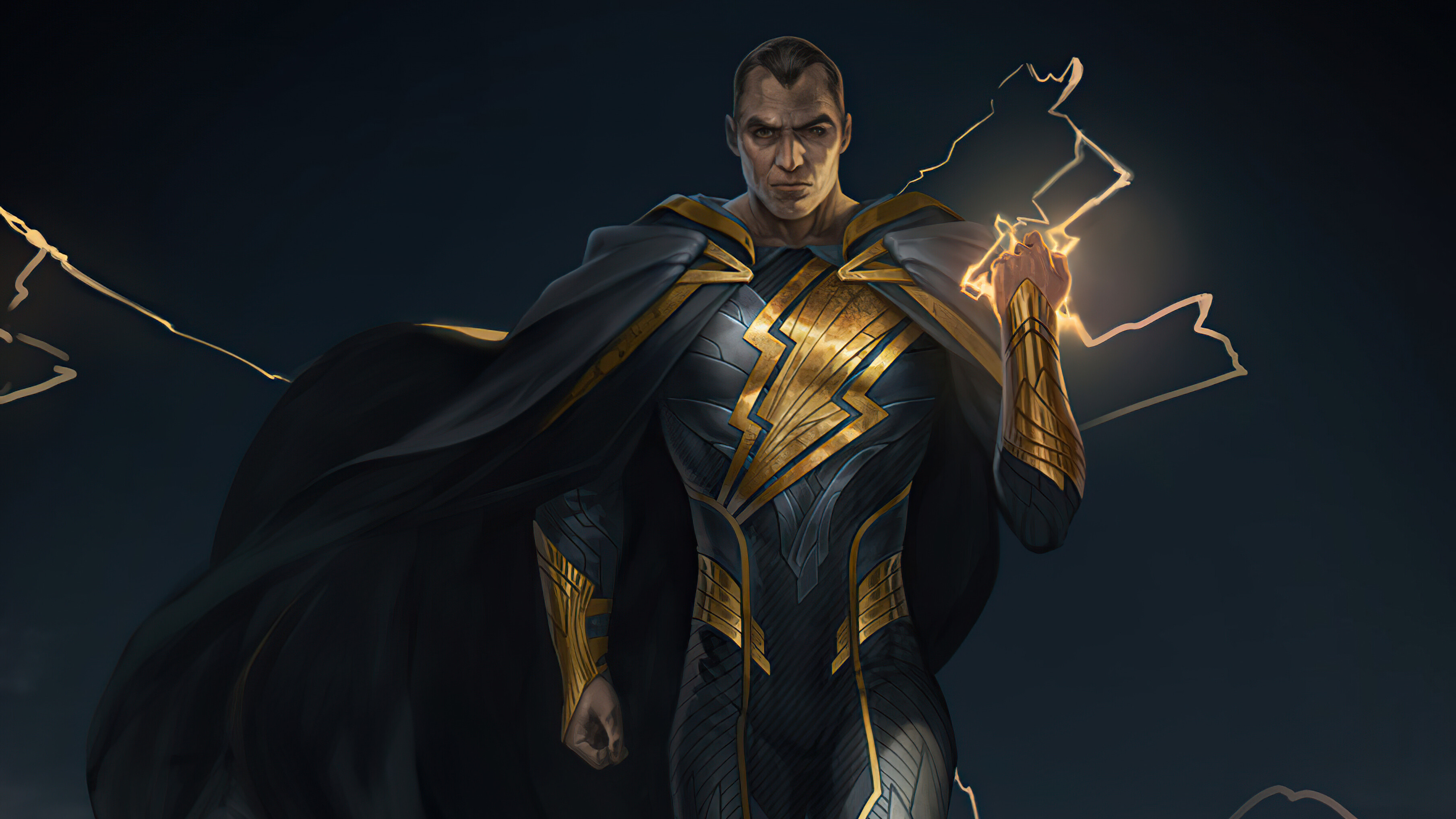 Injustice: Black Adam, A playable character and major antagonist of the game. 3620x2040 HD Wallpaper.