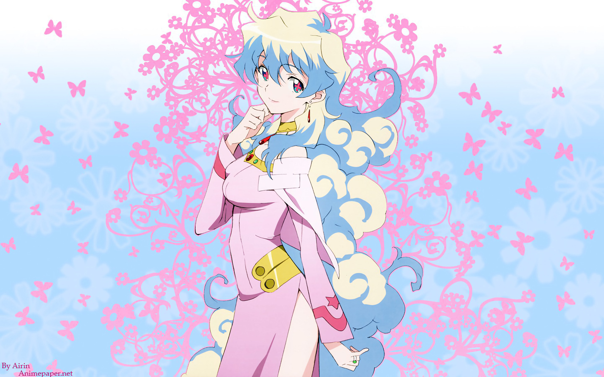 Nia, Gurren Lagann anime, Colorful wallpapers, Anime character art, 1920x1200 HD Desktop