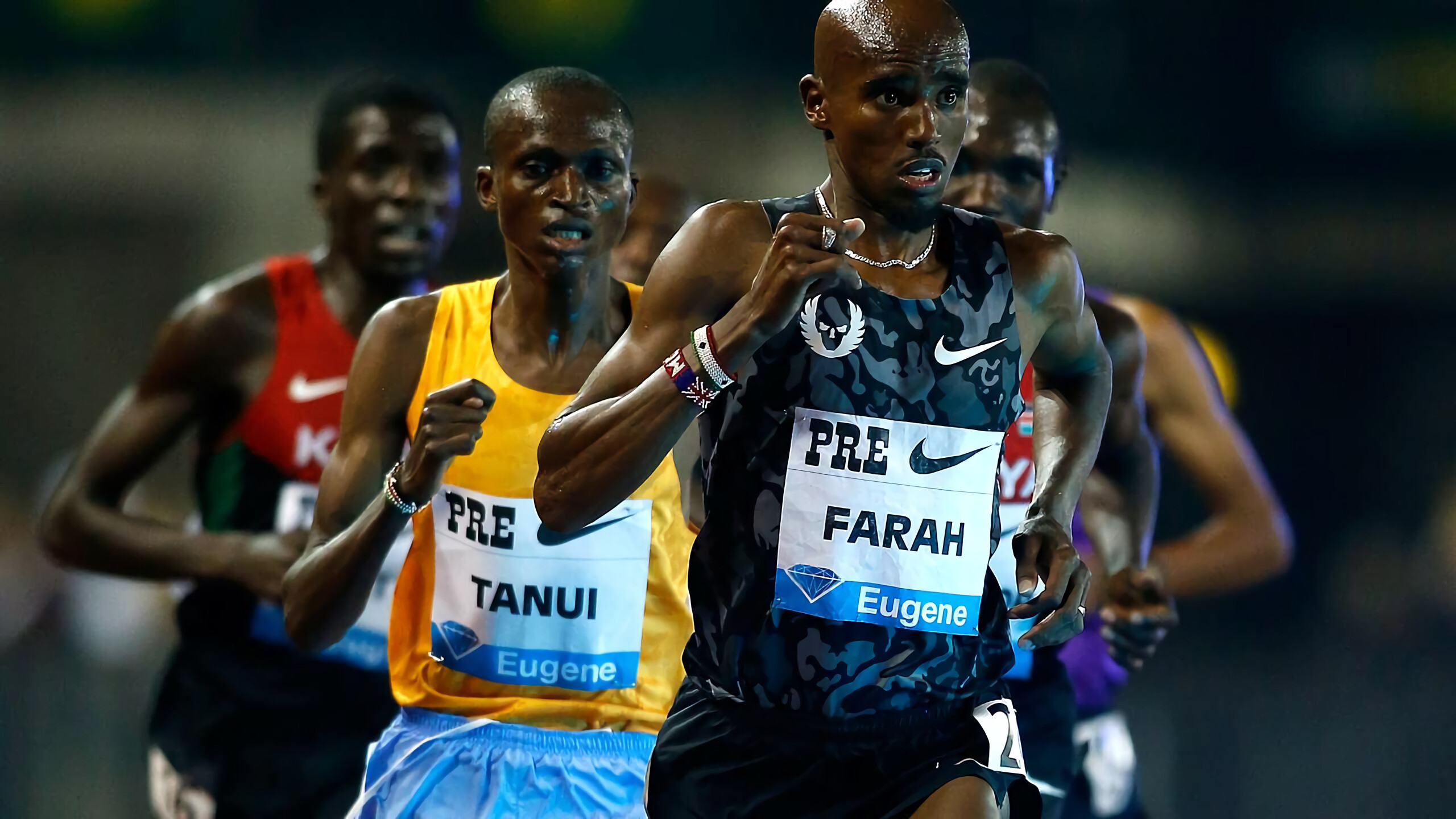 Paul Kipngetich Tanui, Kenyan long-distance runner, Olympic success, Track dominance, 2560x1440 HD Desktop
