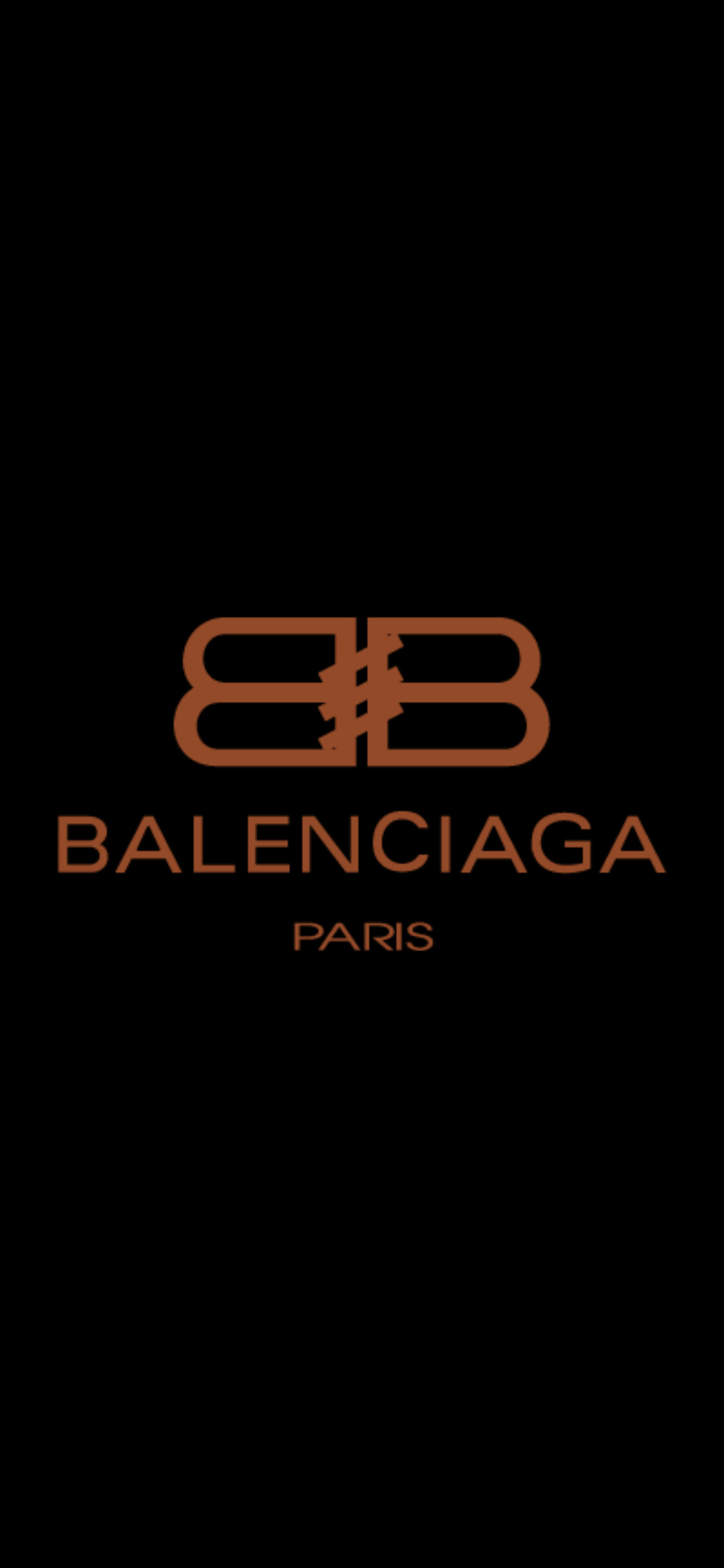 Balenciaga: Fashion house, Luxury brand logo. 1130x2440 HD Background.