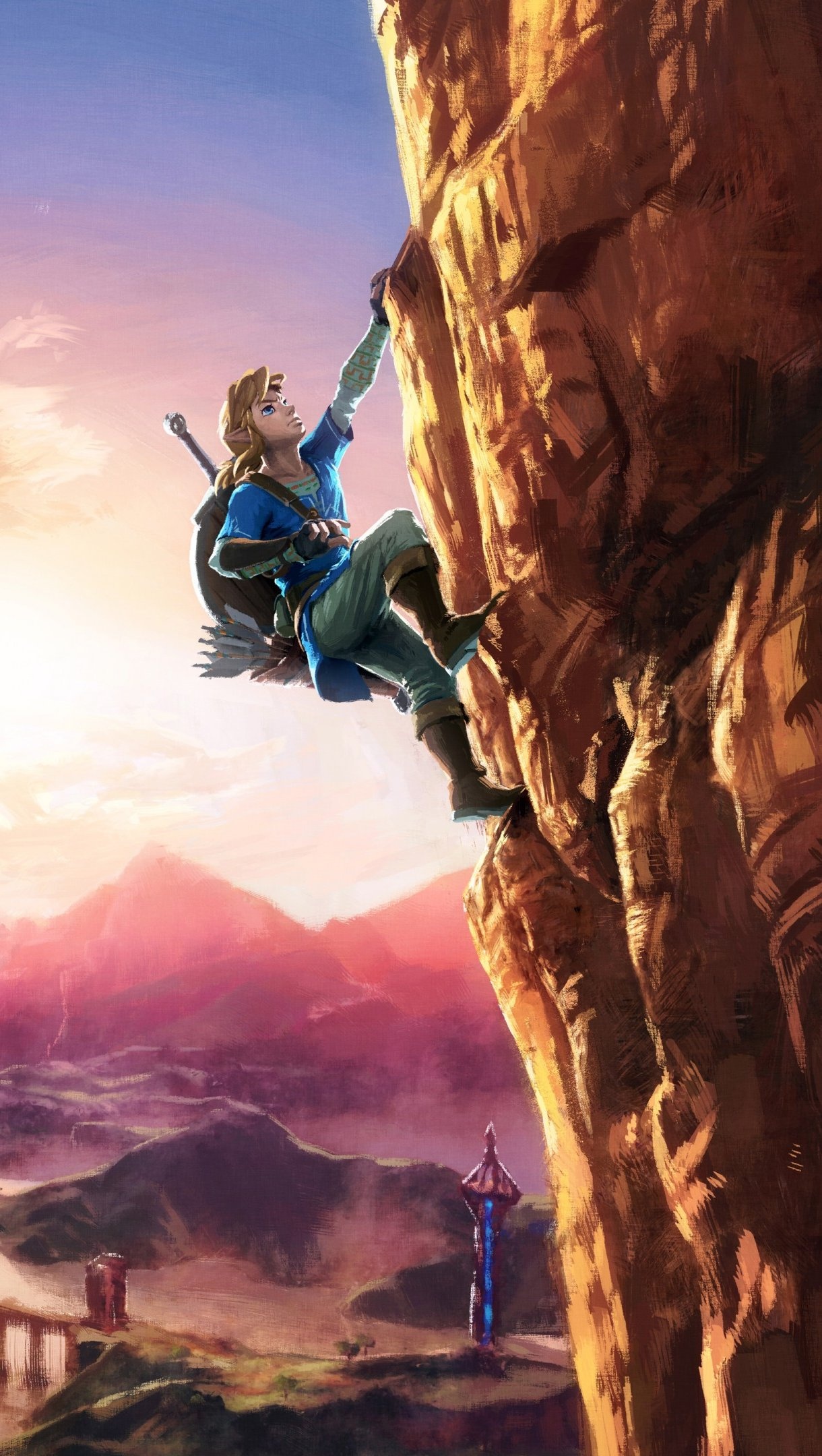Ultra HD wallpapers, Stunning visuals, Breath of the Wild, 1220x2160 HD Phone