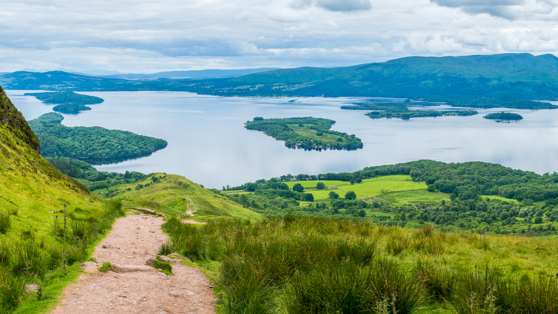Loch Lomond, West Highland Way, Hiking guide, Nature's wonder, 1920x1080 Full HD Desktop