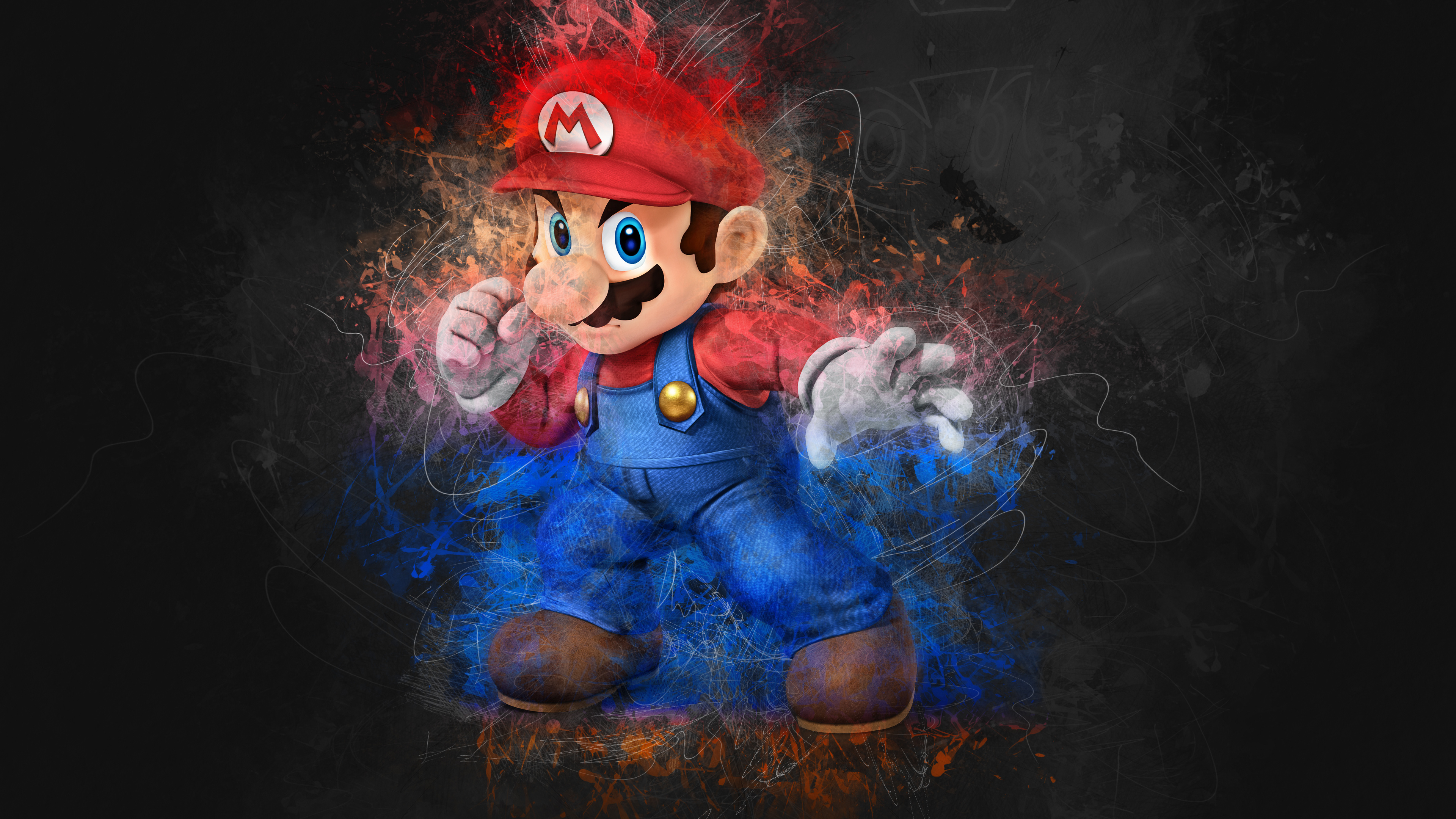 Mario Gaming, Mario Artwork, HD Games, Backgrounds, 3840x2160 4K Desktop