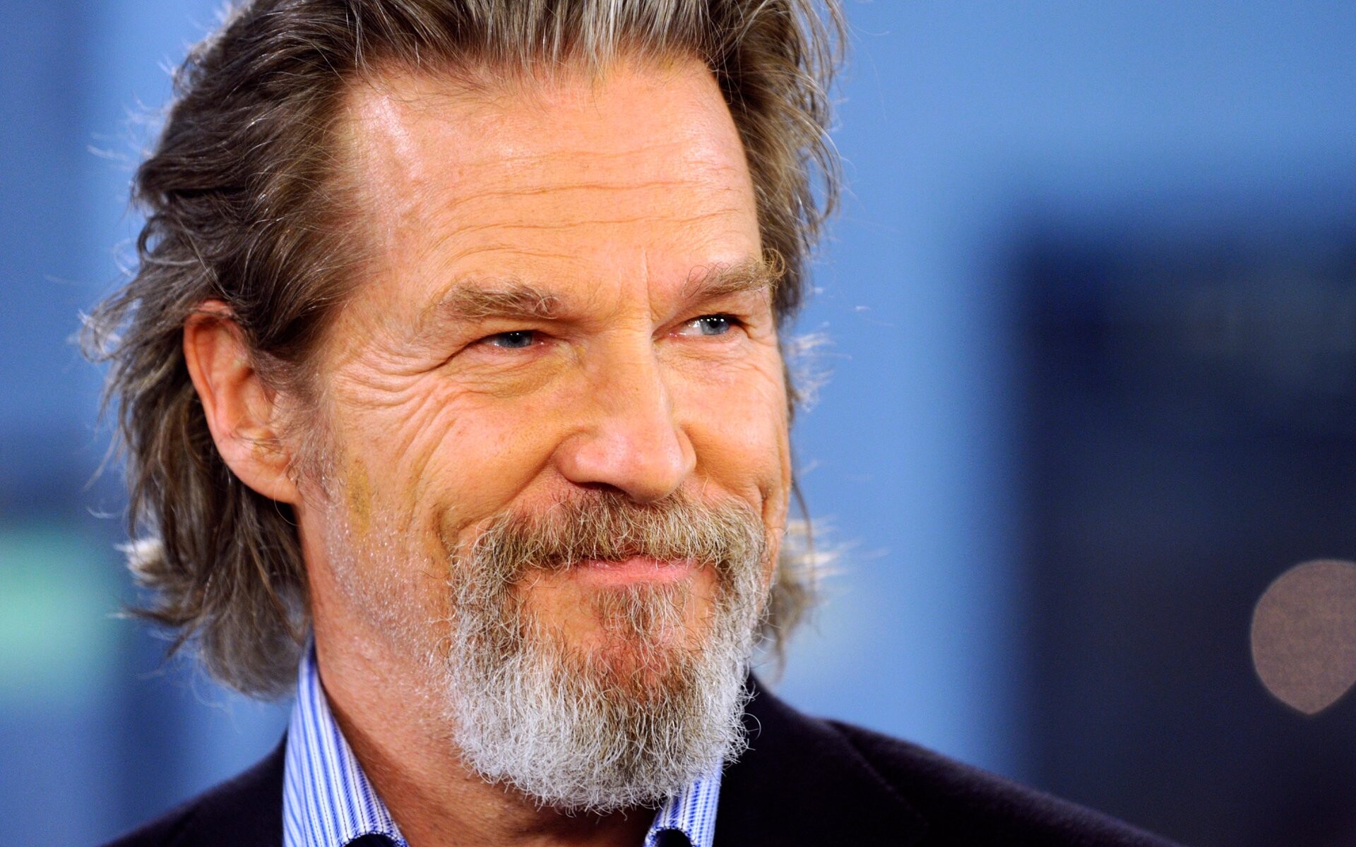 Jeff Bridges: A huge Hollywood star, Famed for the roles in the classic films: The Last Picture Show, Tron and The Big Lebowski. 1920x1200 HD Wallpaper.