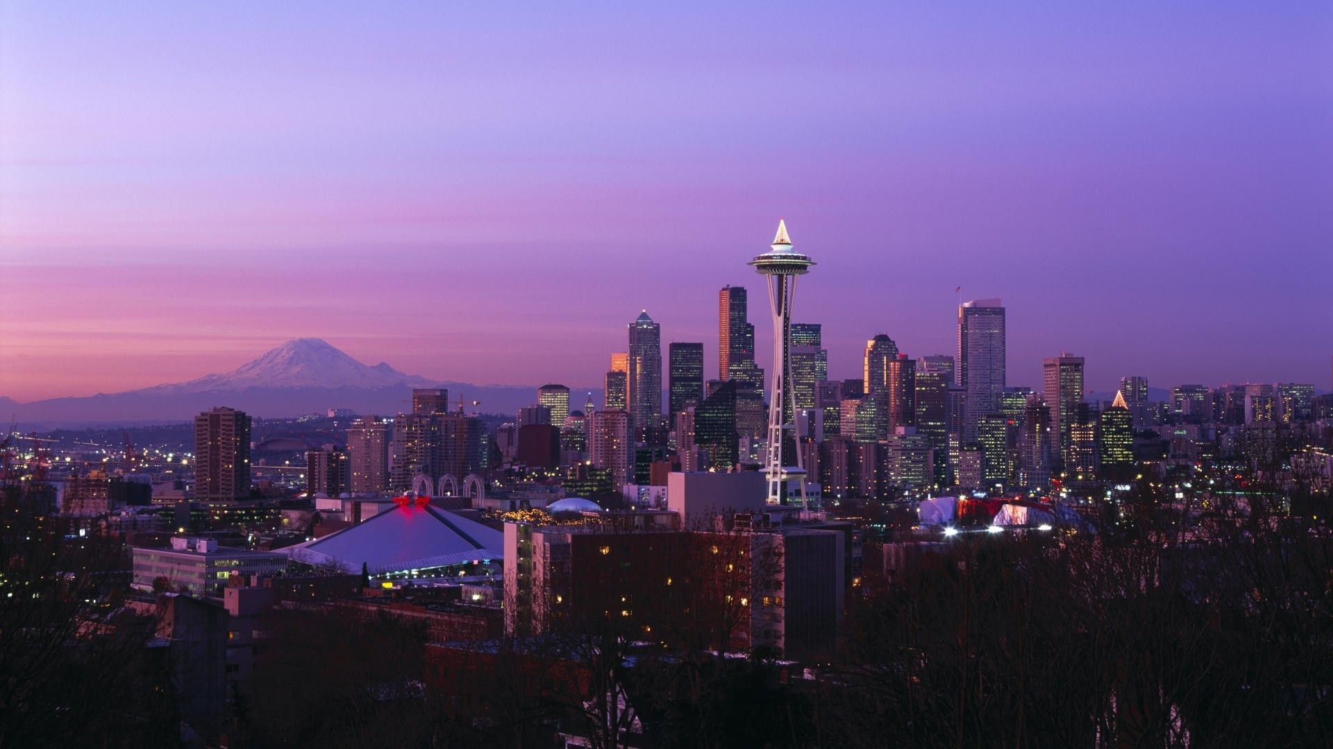 Seattle Skyline, Iconic cityscape, Breathtaking view, Skyline's charm, 1920x1080 Full HD Desktop