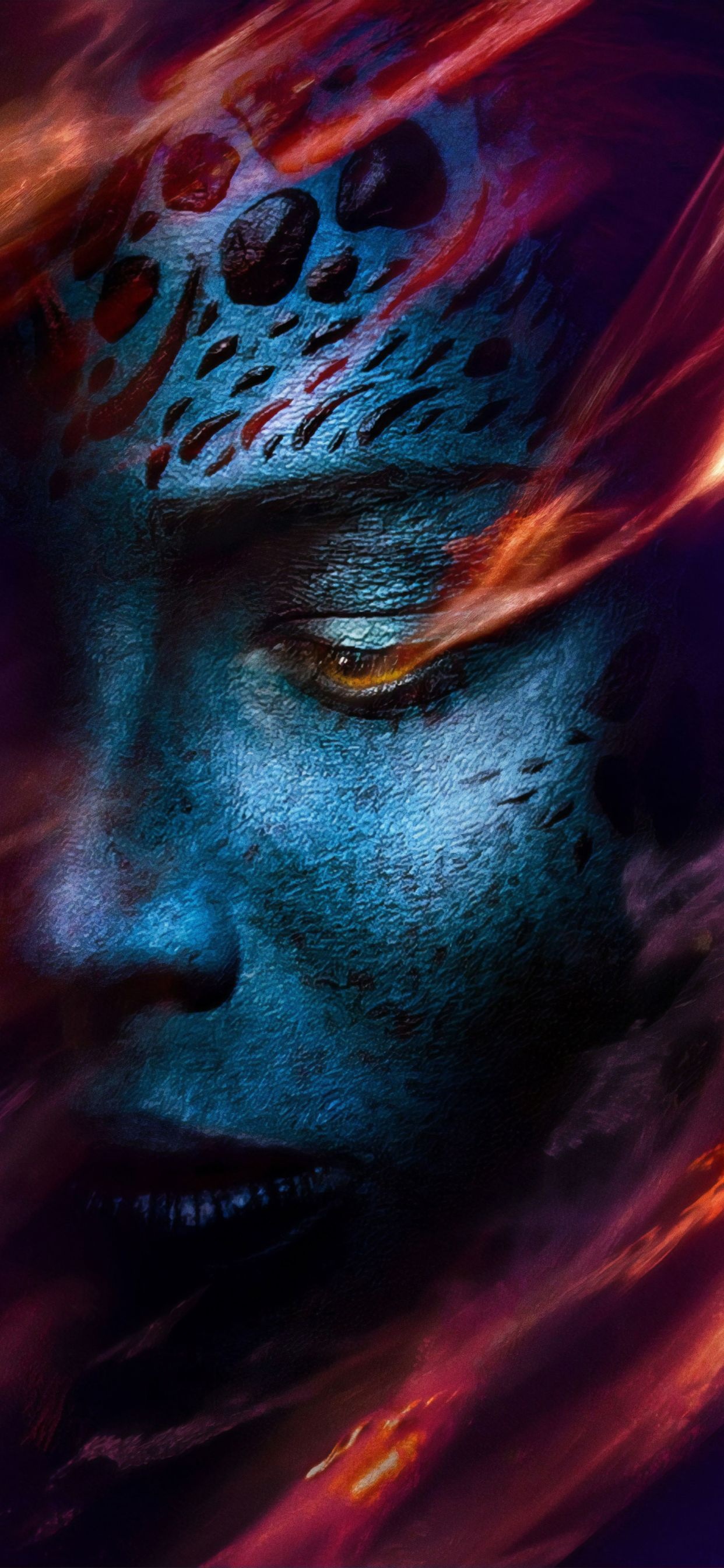 Jennifer Lawrence, Mystique transformation, X-men character, Movie mystique, 1250x2690 HD Phone