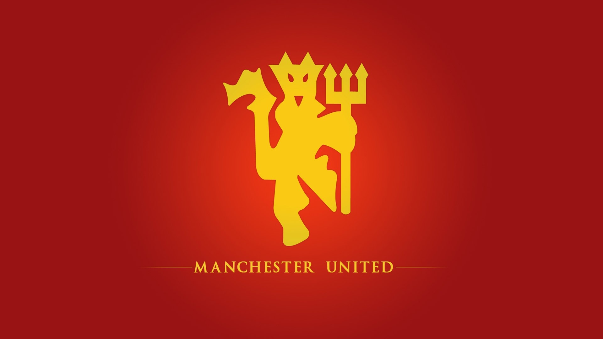 Manchester United: The club won the FA Premier League in the 1999–2000 and 2000–01 seasons. 1920x1080 Full HD Background.