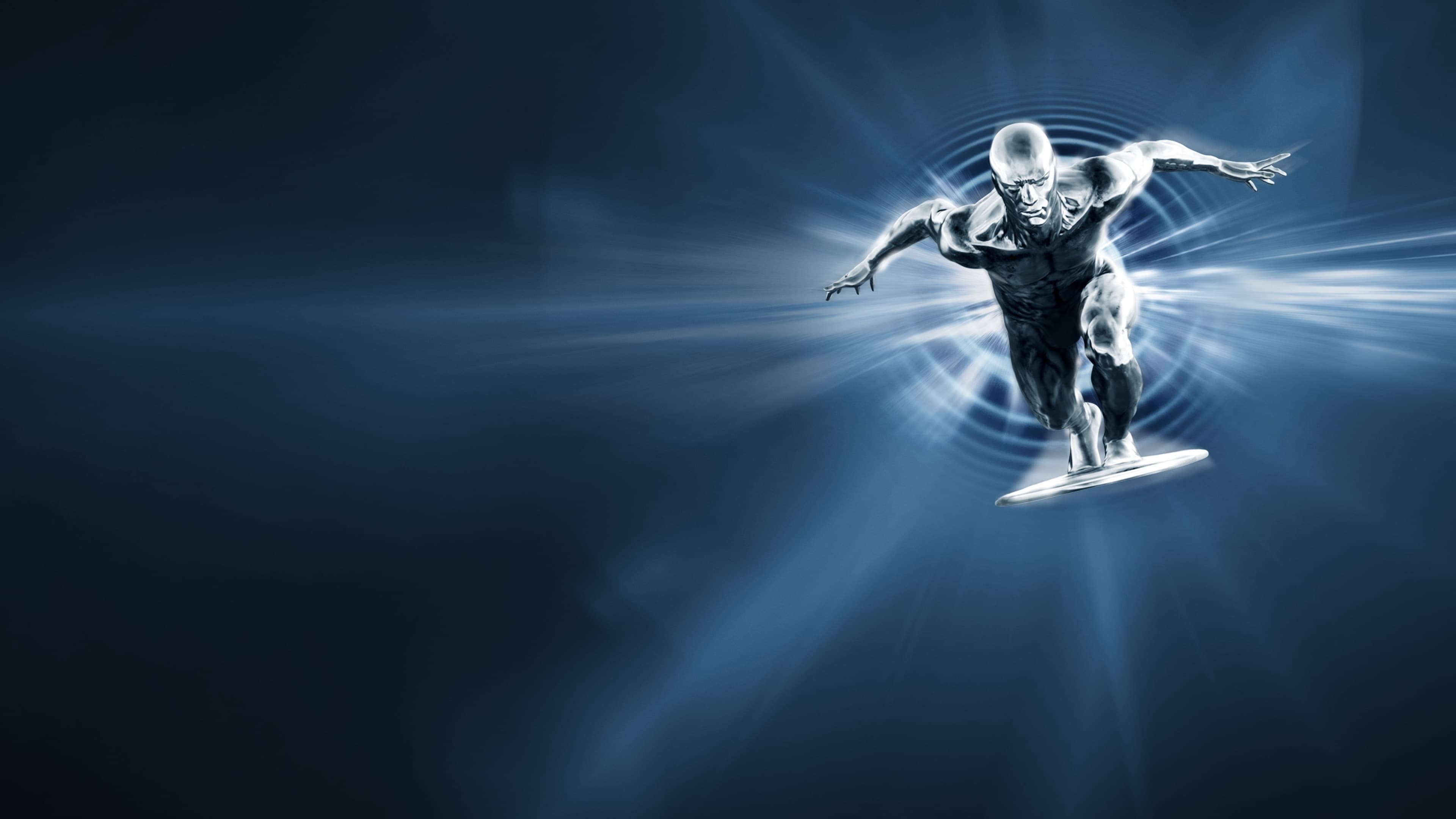 Silver Surfer in 4K, Marvel's cosmic hero, Galactus servant, Super strength, 3840x2160 4K Desktop