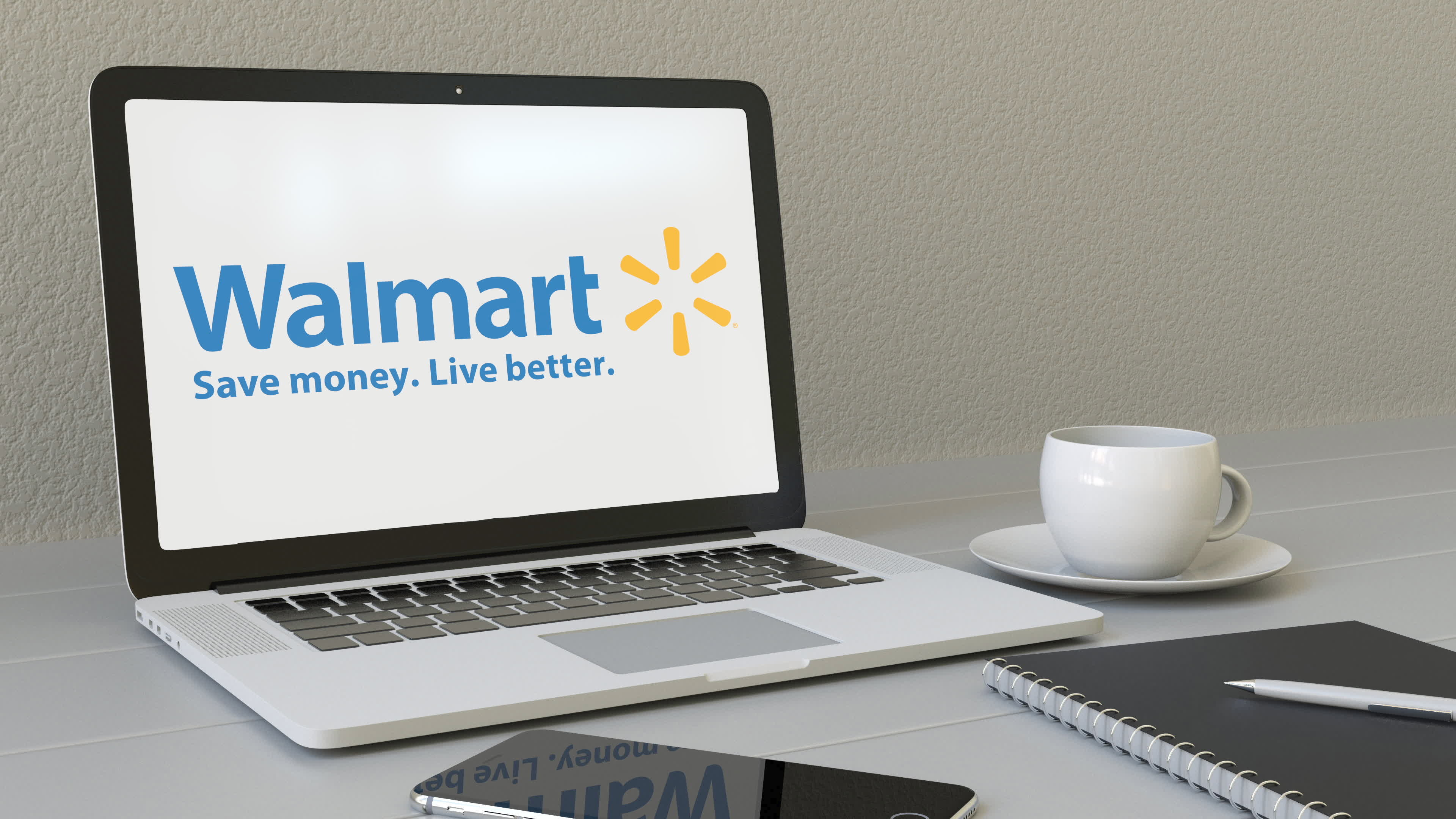 Walmart: Formerly Wal-Mart Stores, Inc., American operator of discount stores, The world’s biggest retailers. 3840x2160 4K Background.