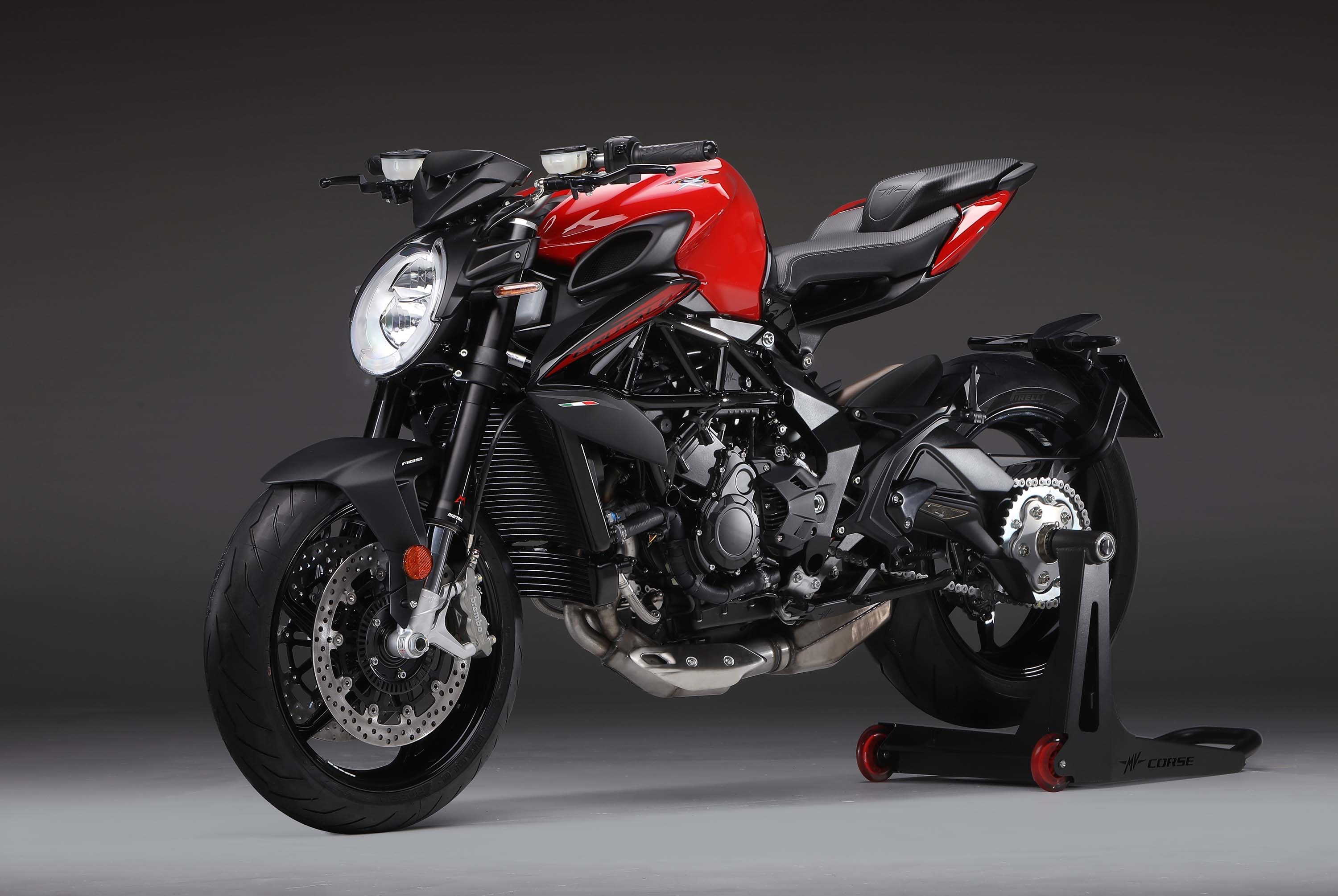 MV Agusta Brutale Rosso, MV Agusta adds, Motorcycle collection, No compromise, 3000x2020 HD Desktop