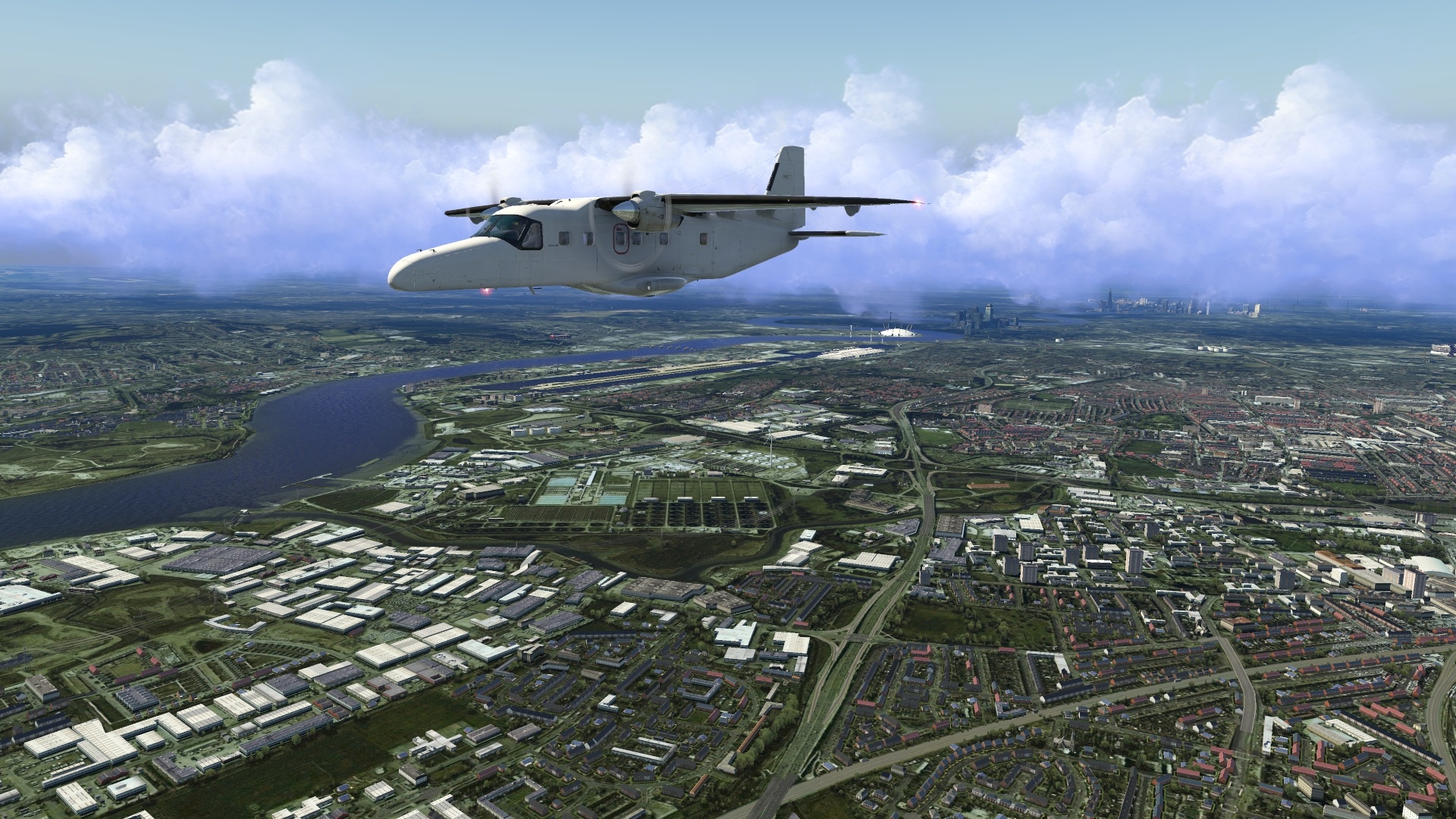 Dornier Do-228, Ultra Weather XP, Flight simulation, Stunning visuals, 1920x1080 Full HD Desktop