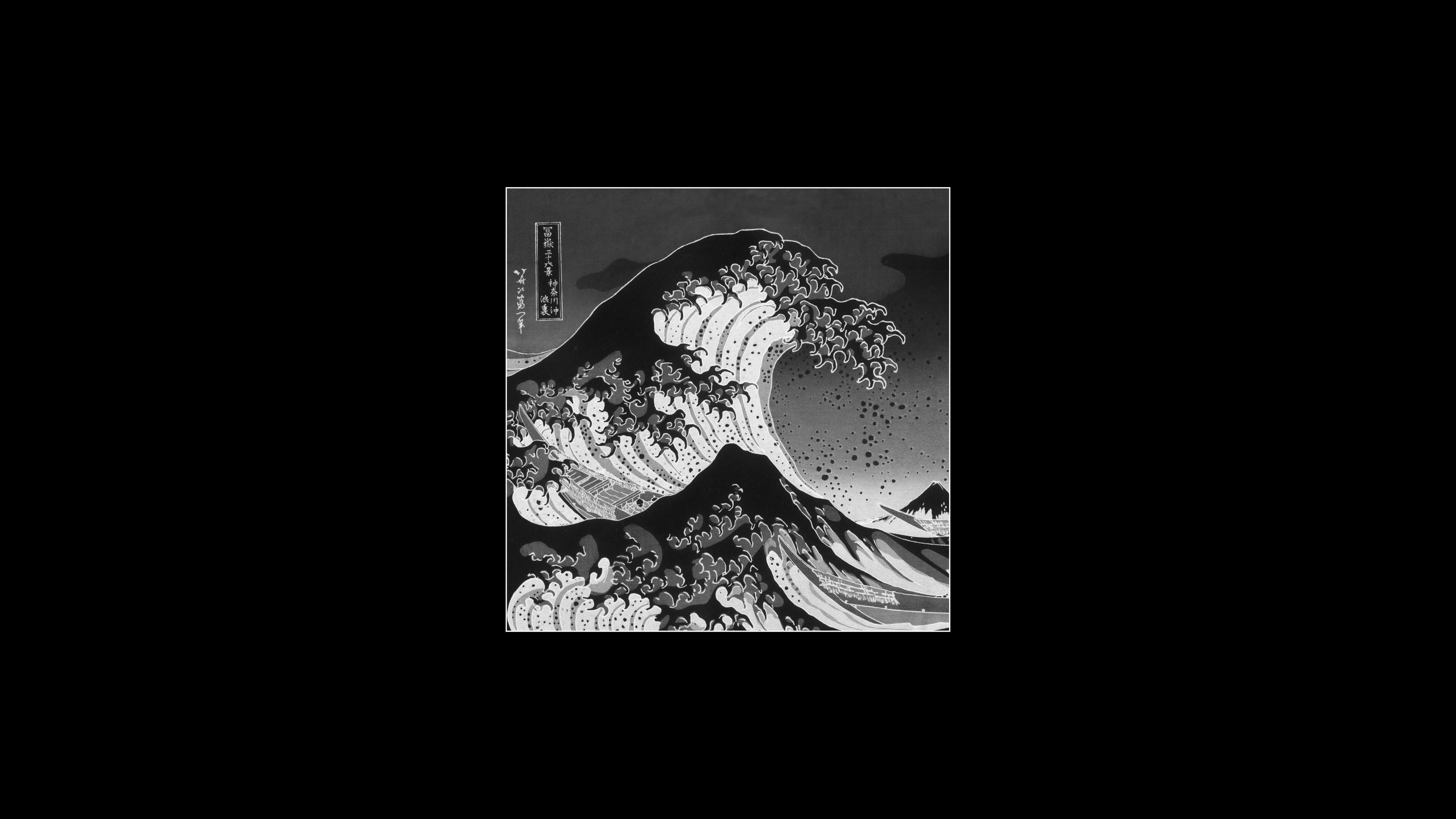 Great Wave off Kanagawa, Wallpapers, 3840x2160 4K Desktop