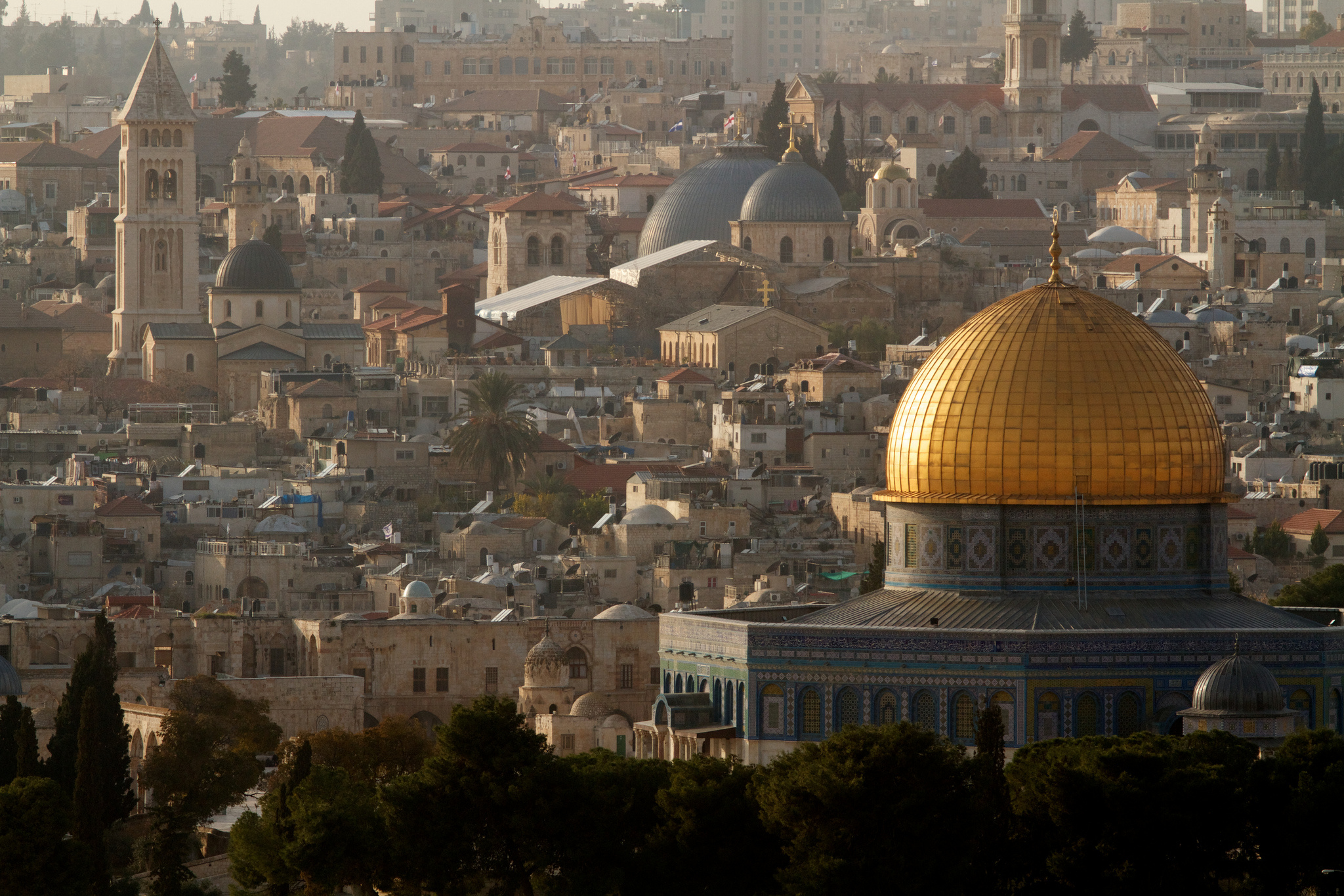 Jerusalem: Designated a UNESCO World Heritage site in 1981. 2050x1370 HD Background.